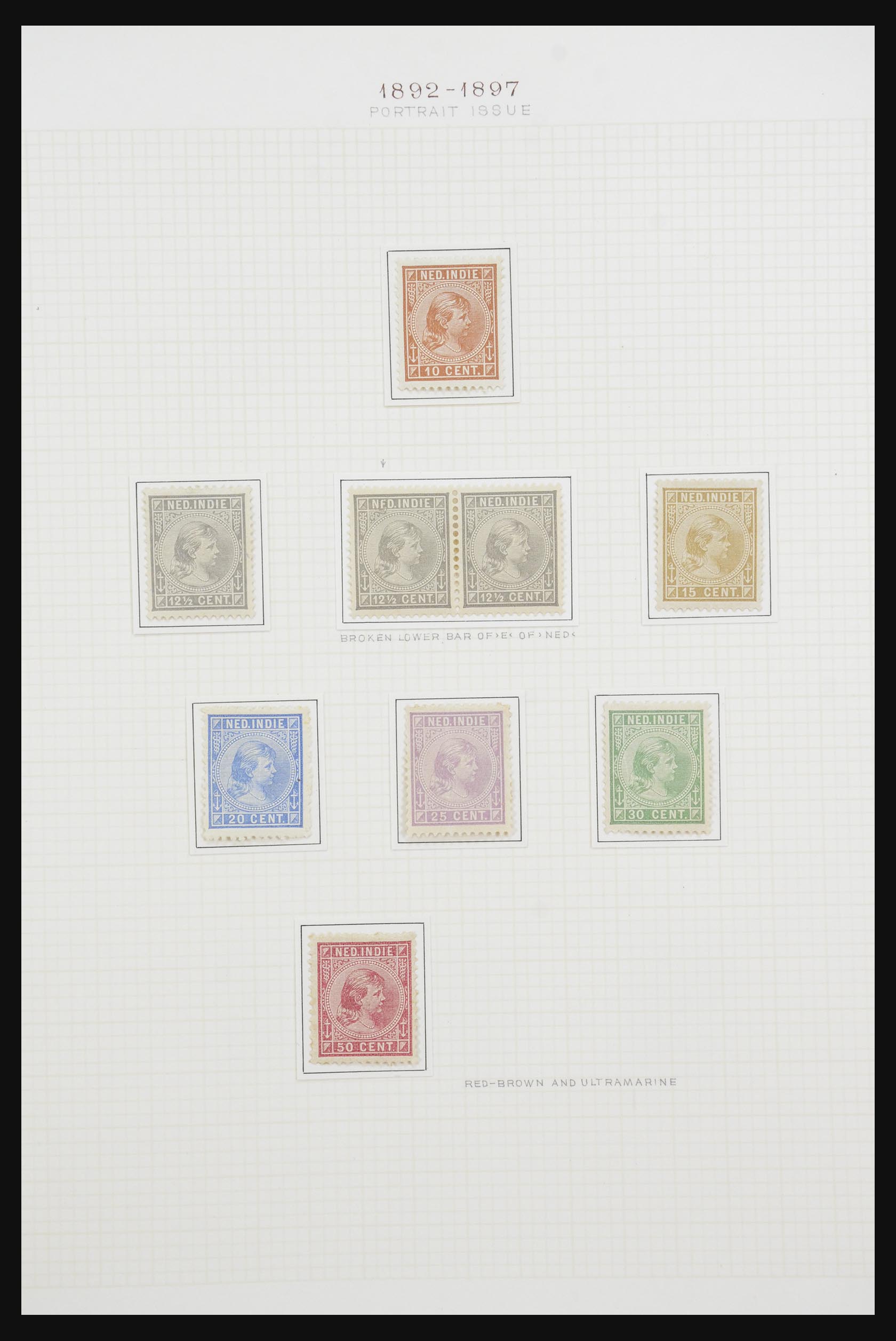 32105 019 - 32105 Dutch East Indies 1868-1923.
