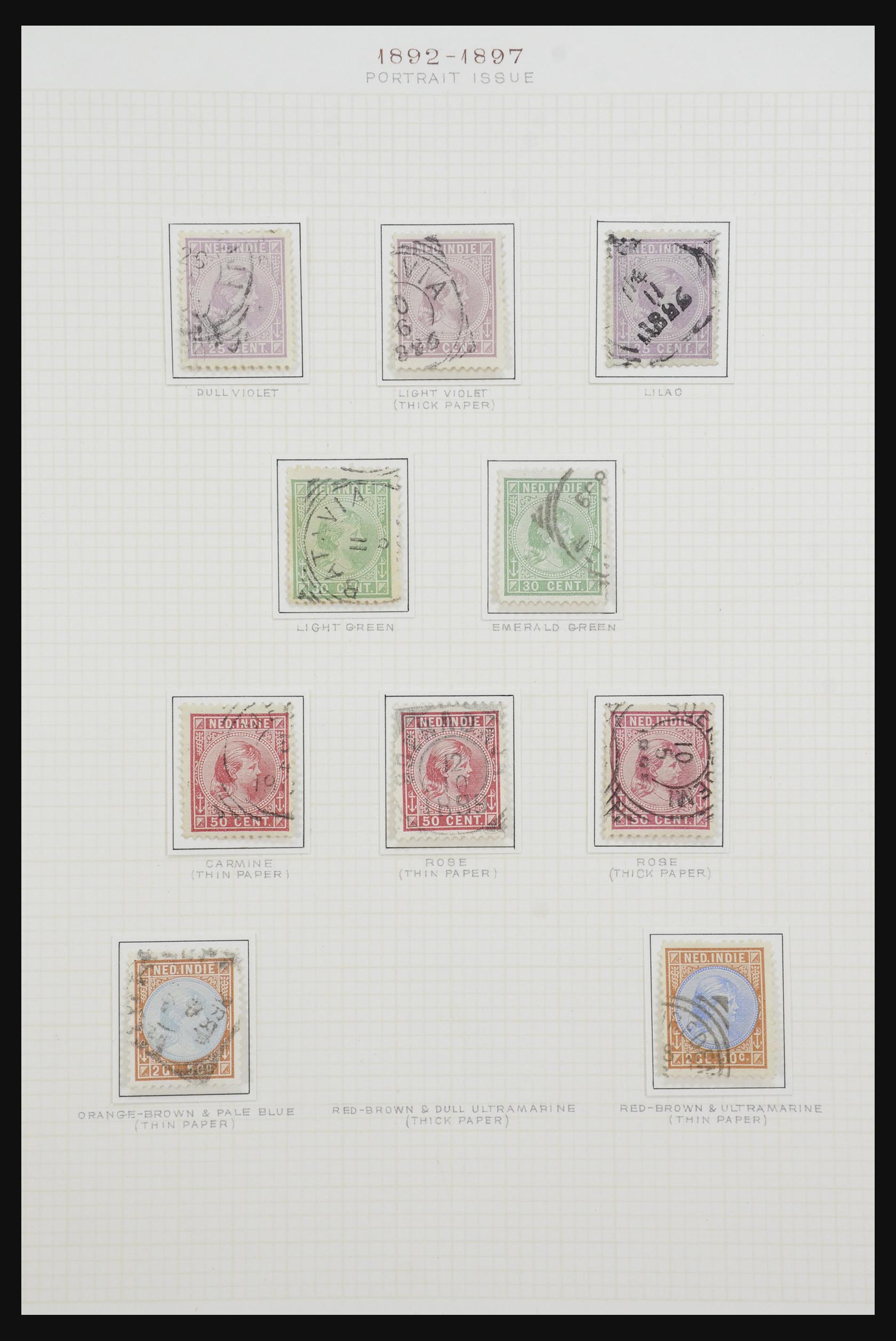 32105 021 - 32105 Dutch East Indies 1868-1923.