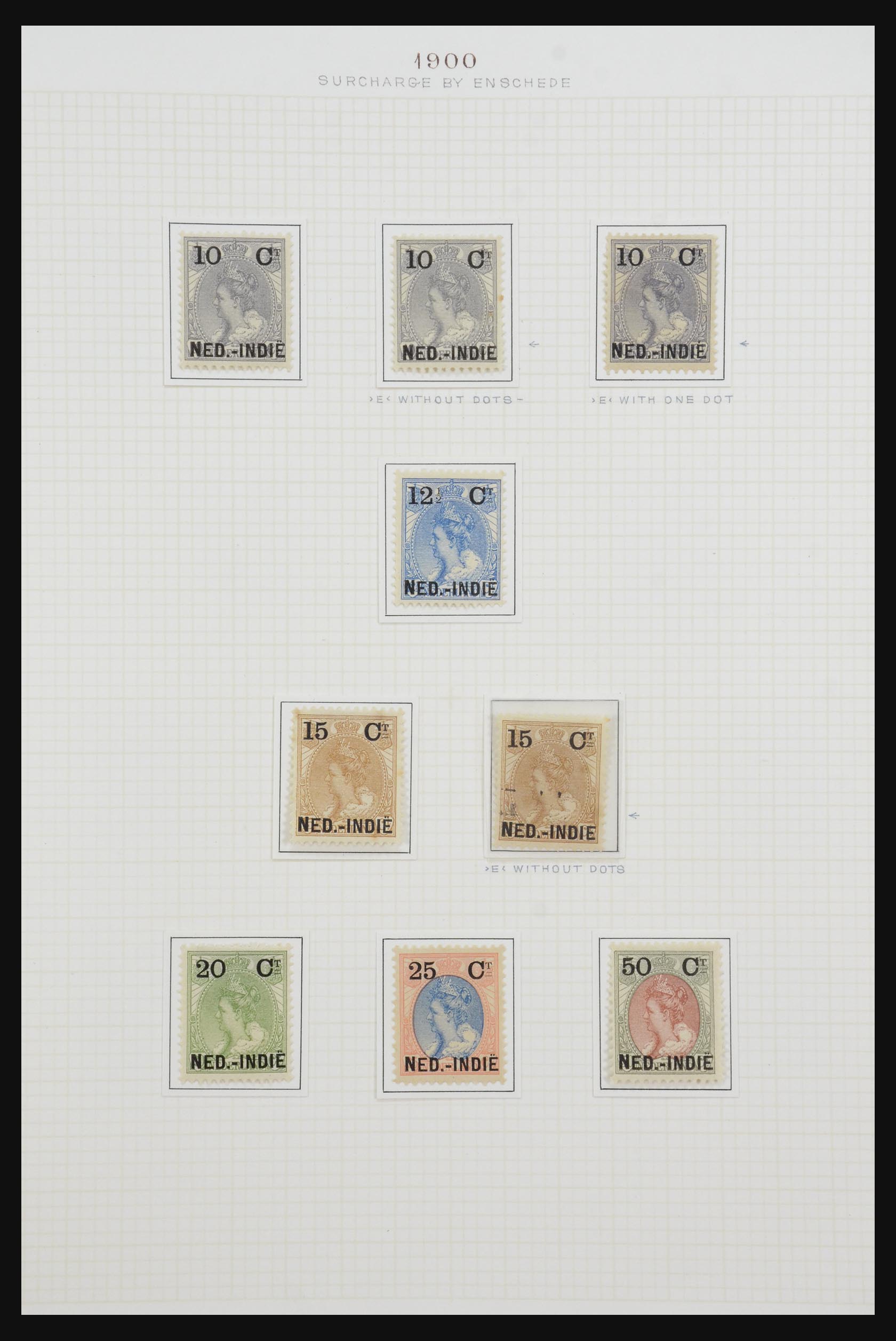 32105 022 - 32105 Dutch East Indies 1868-1923.