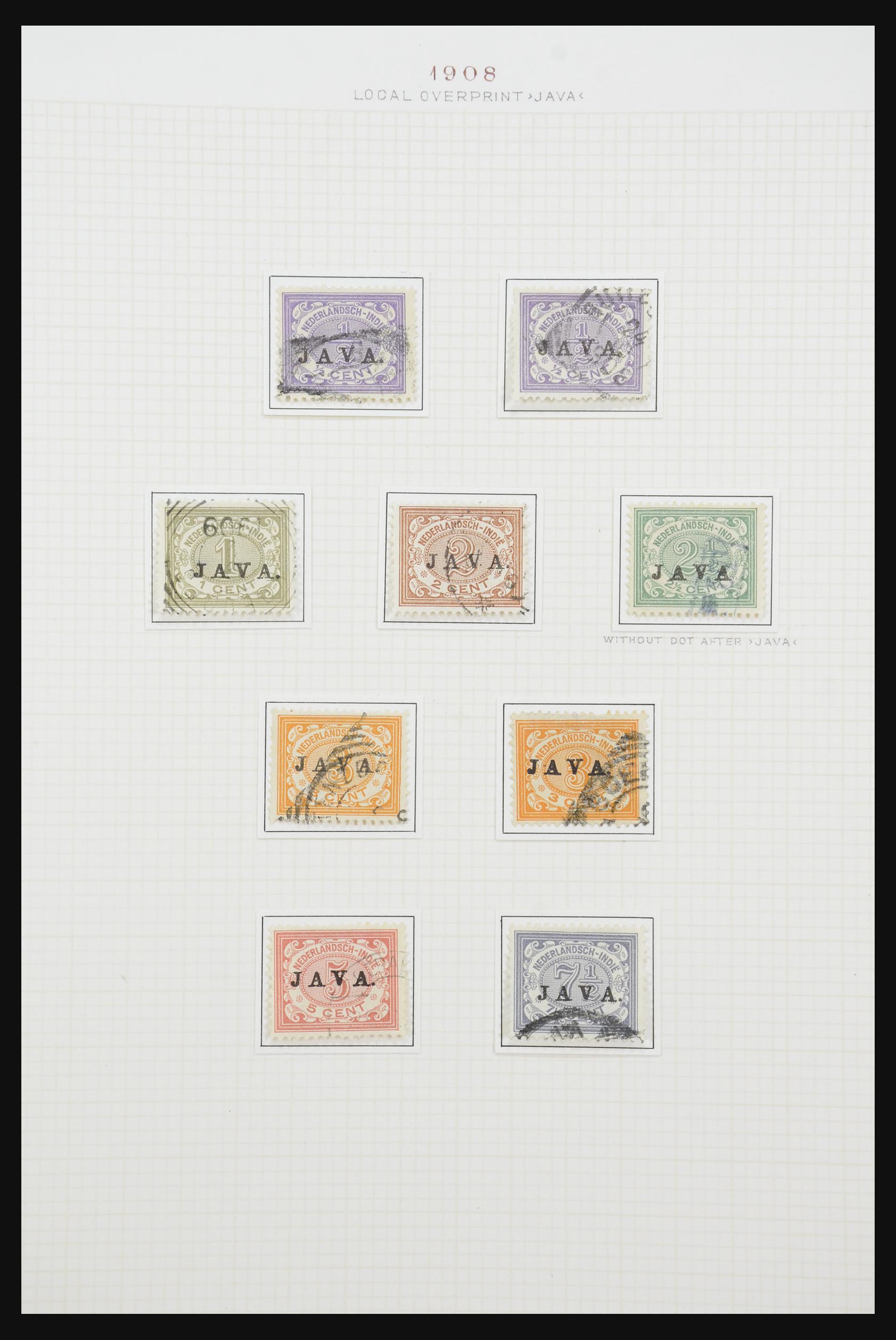 32105 037 - 32105 Dutch East Indies 1868-1923.