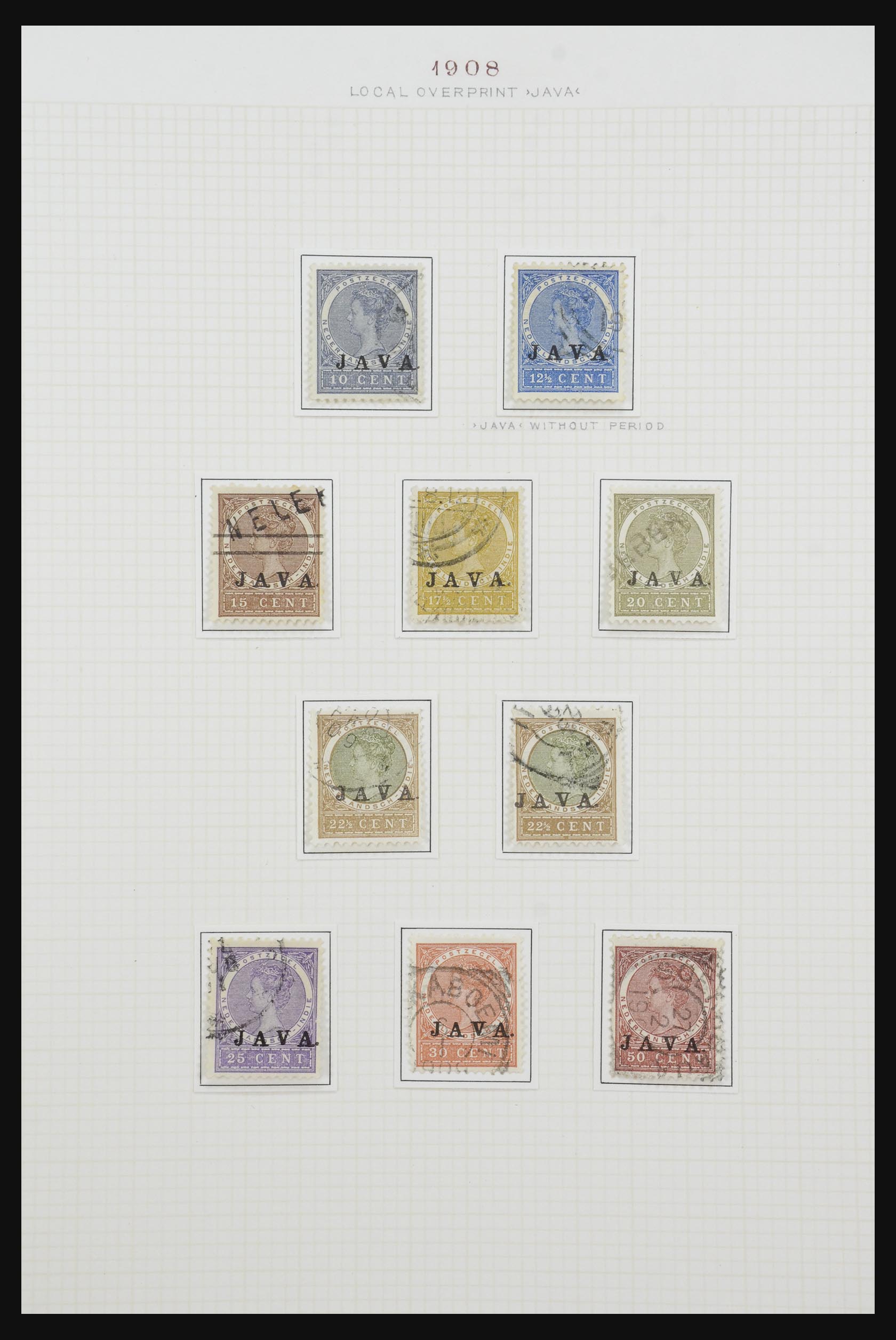 32105 039 - 32105 Dutch East Indies 1868-1923.