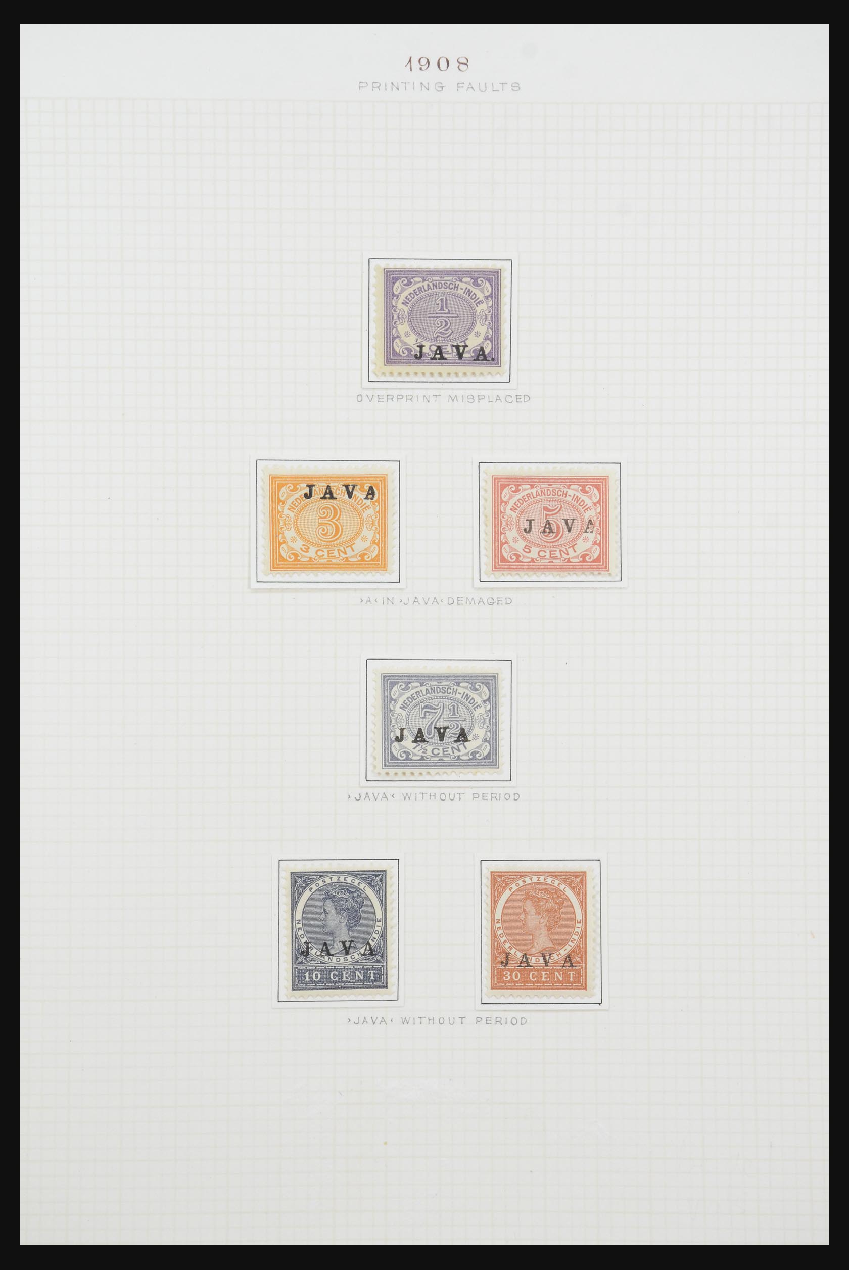 32105 041 - 32105 Dutch East Indies 1868-1923.