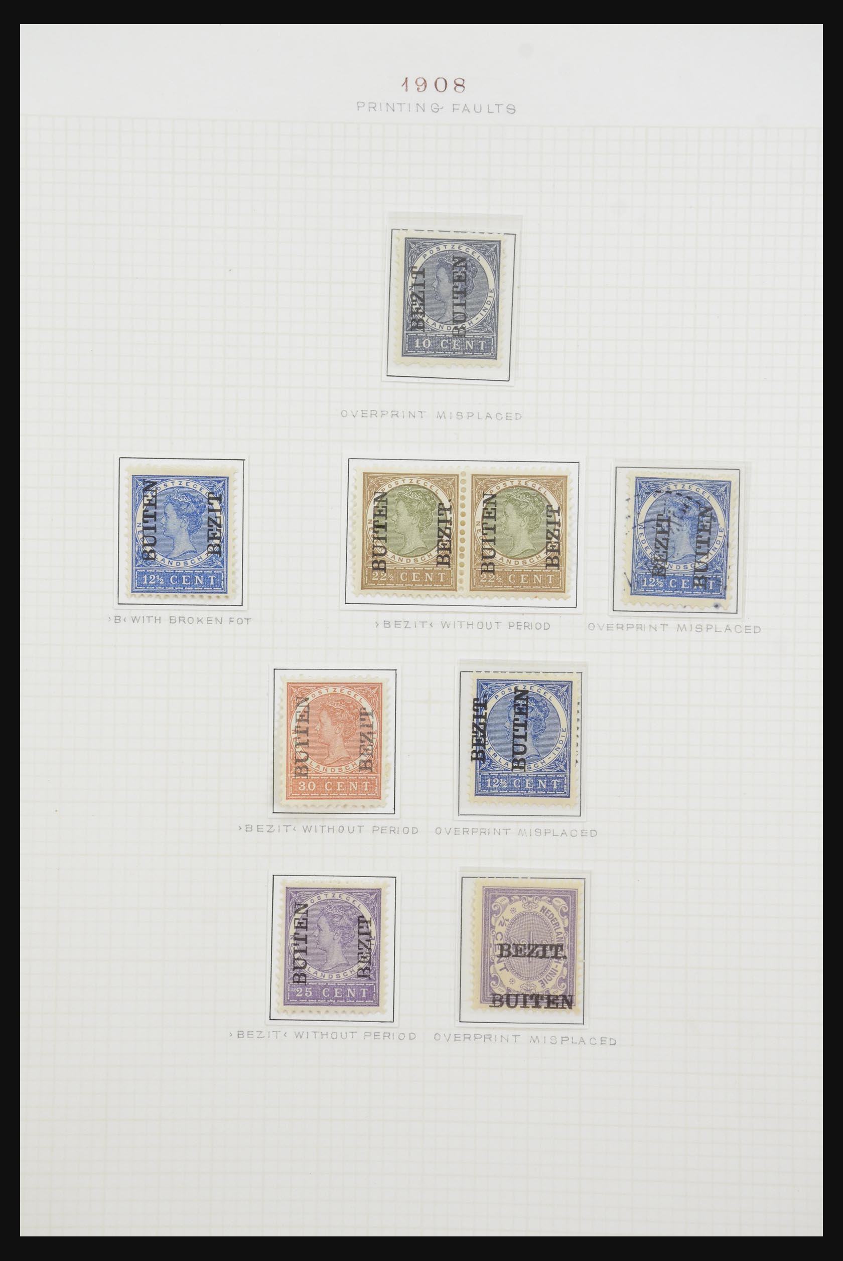 32105 054 - 32105 Dutch East Indies 1868-1923.