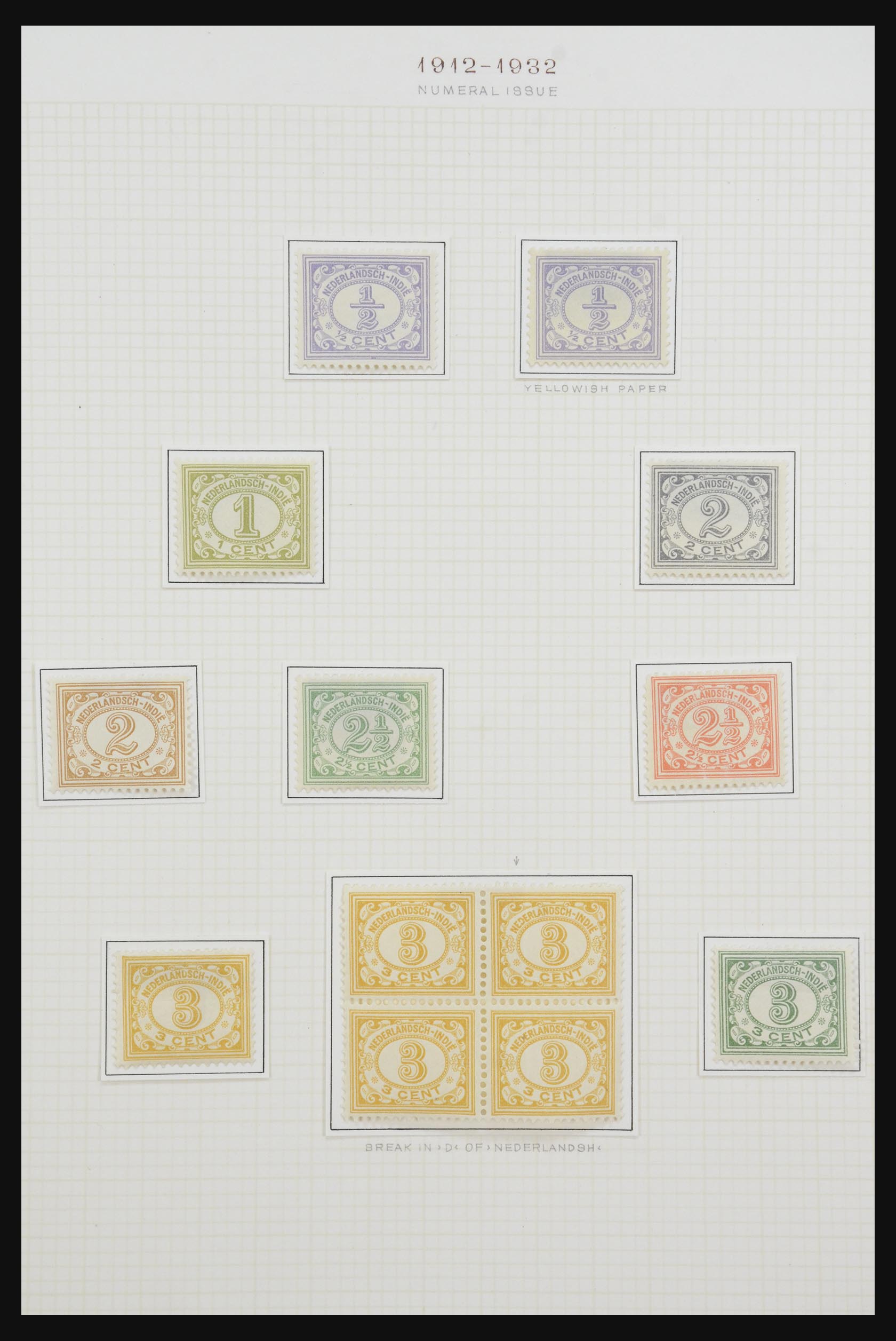 32105 060 - 32105 Dutch East Indies 1868-1923.