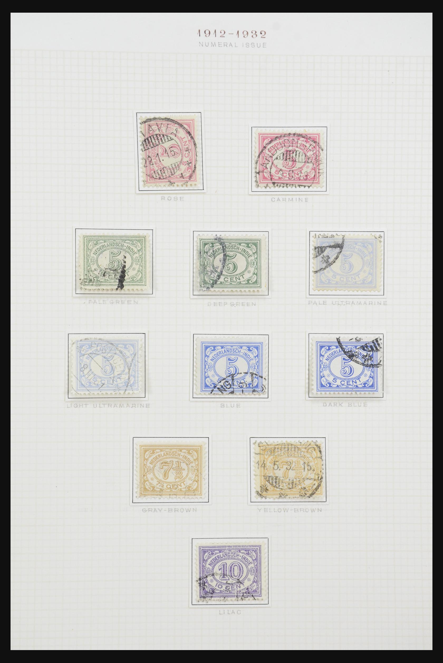 32105 064 - 32105 Dutch East Indies 1868-1923.