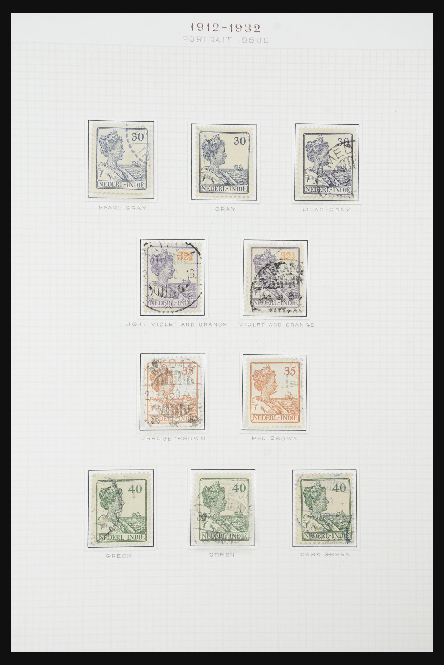 32105 069 - 32105 Dutch East Indies 1868-1923.