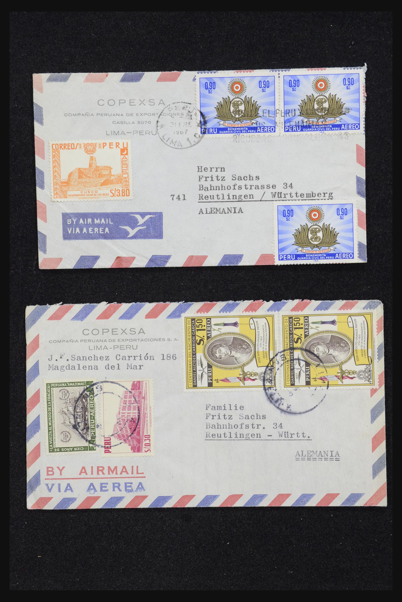 32109 003 - 32109 Peru covers 1934-1990.