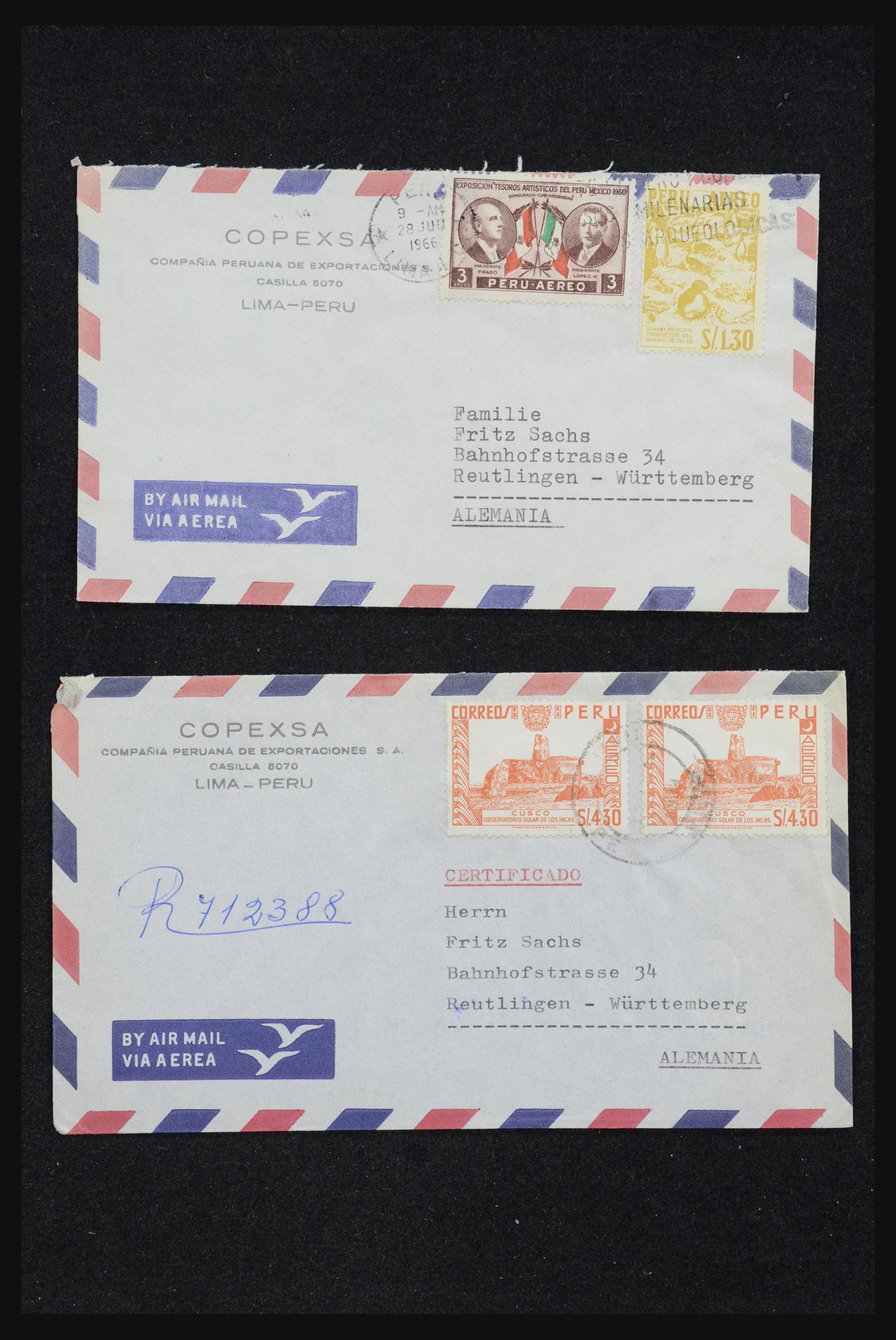 32109 005 - 32109 Peru covers 1934-1990.