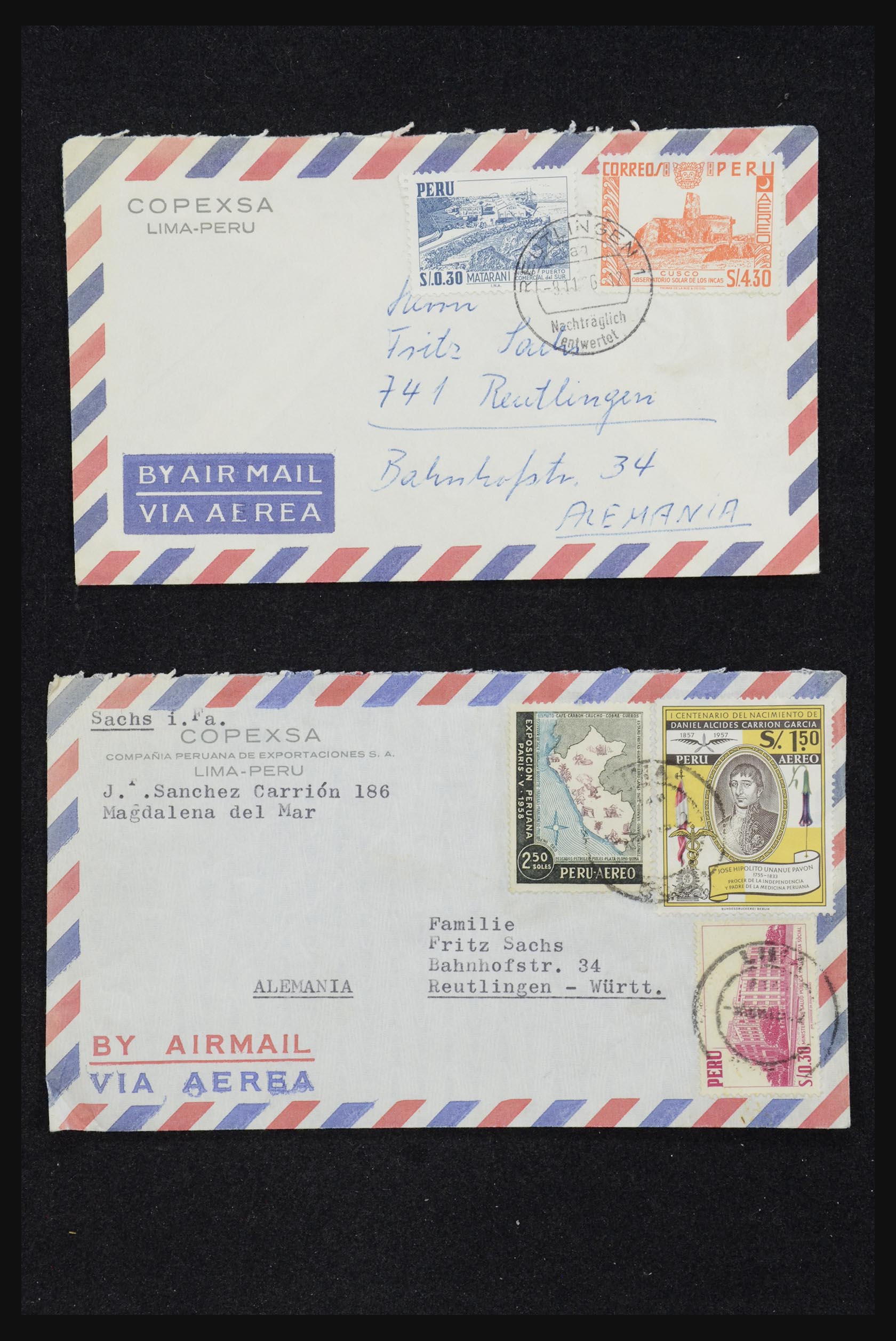 32109 007 - 32109 Peru covers 1934-1990.