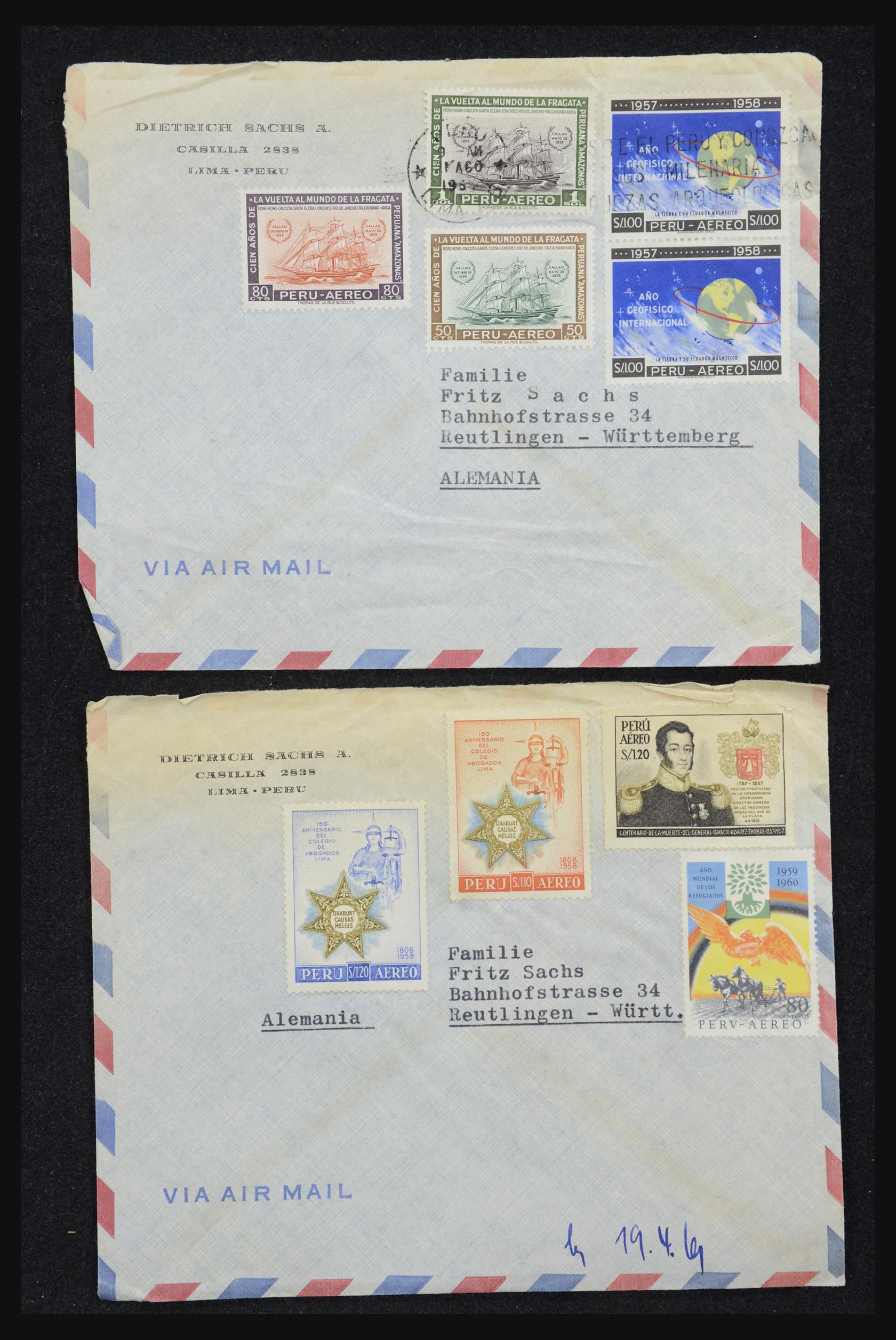 32109 010 - 32109 Peru covers 1934-1990.