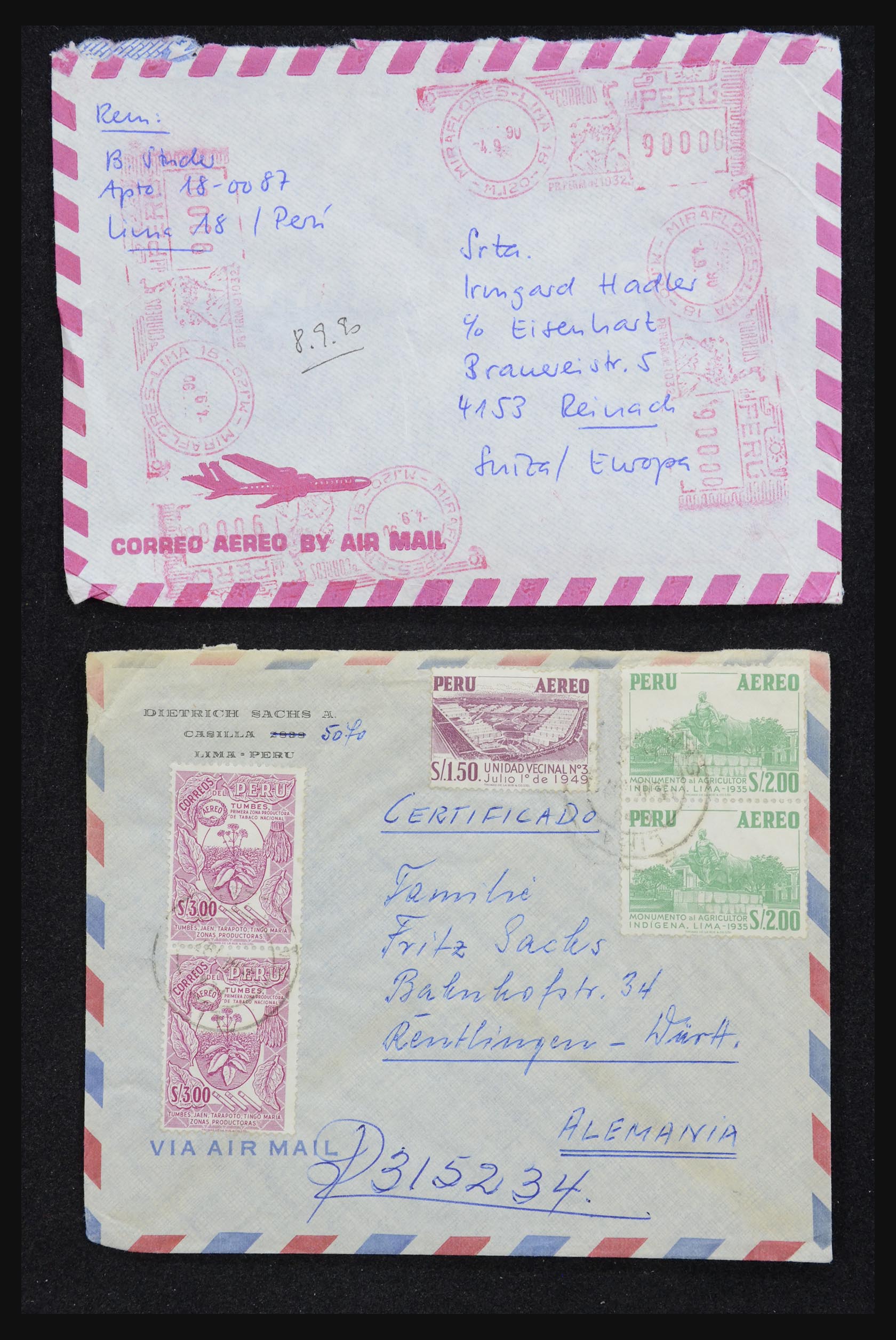 32109 011 - 32109 Peru brieven 1934-1990.