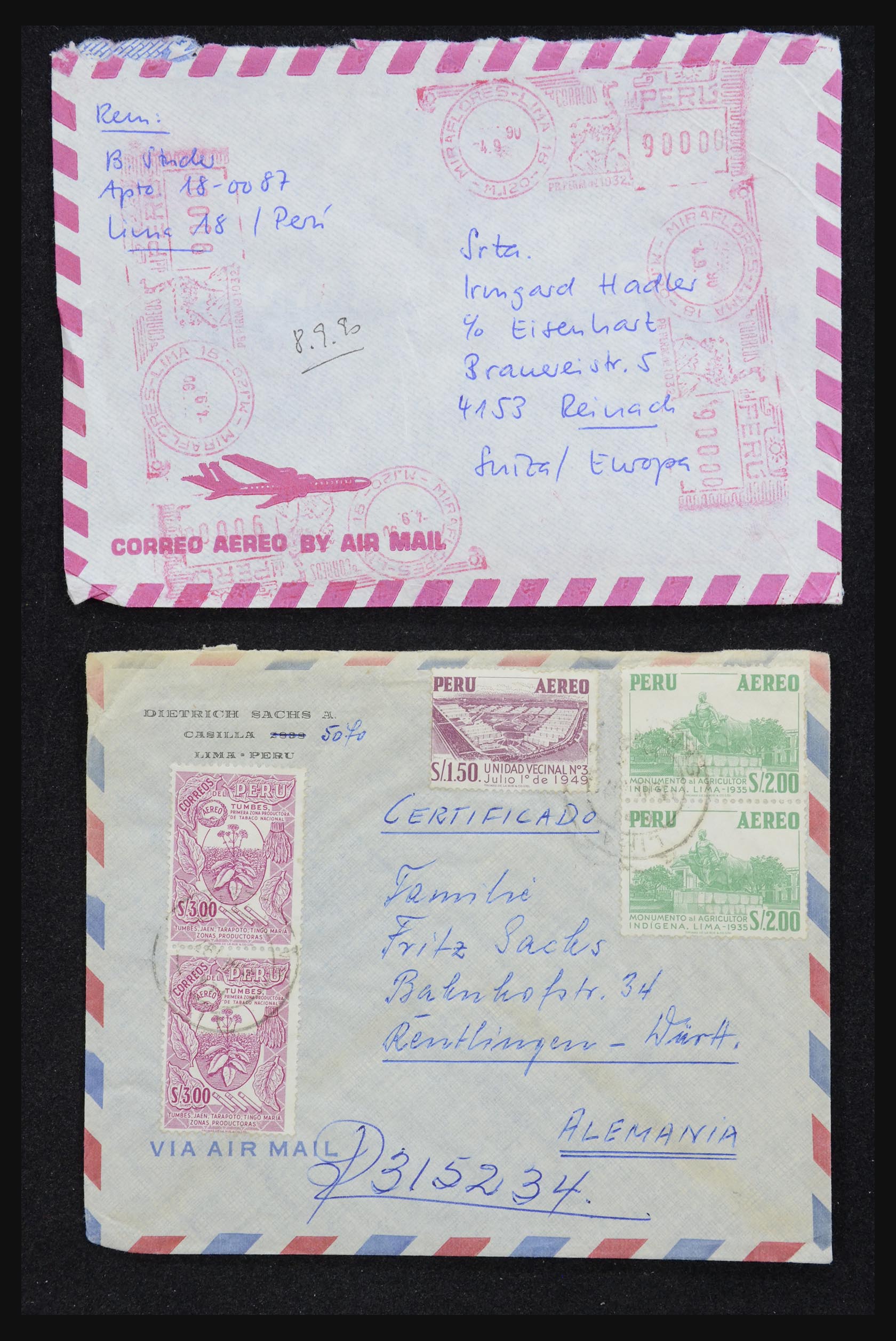 32109 011 - 32109 Peru covers 1934-1990.