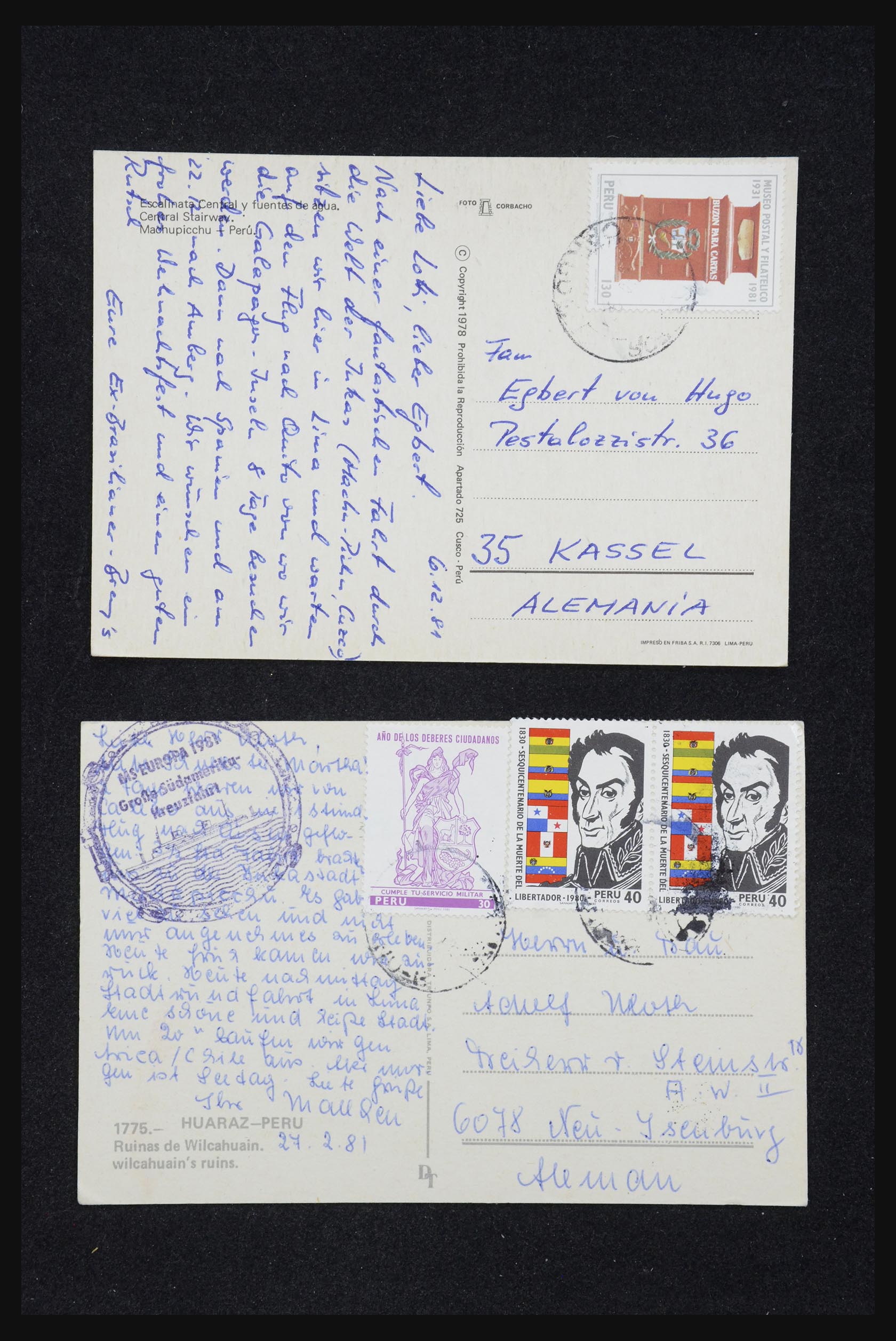 32109 018 - 32109 Peru covers 1934-1990.