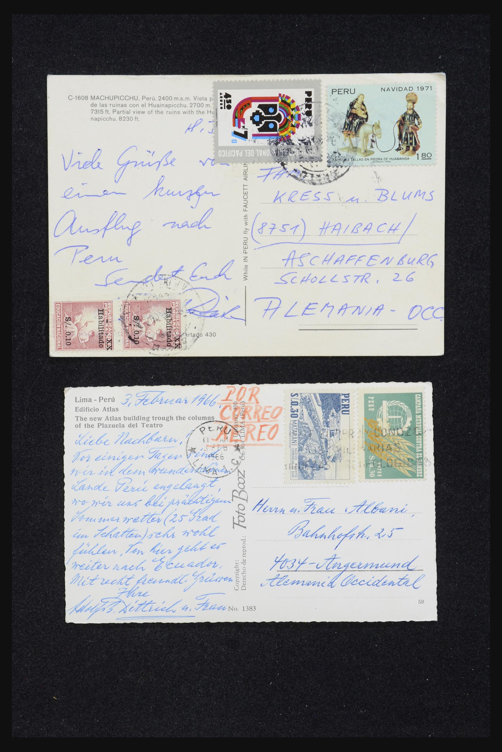 32109 020 - 32109 Peru brieven 1934-1990.
