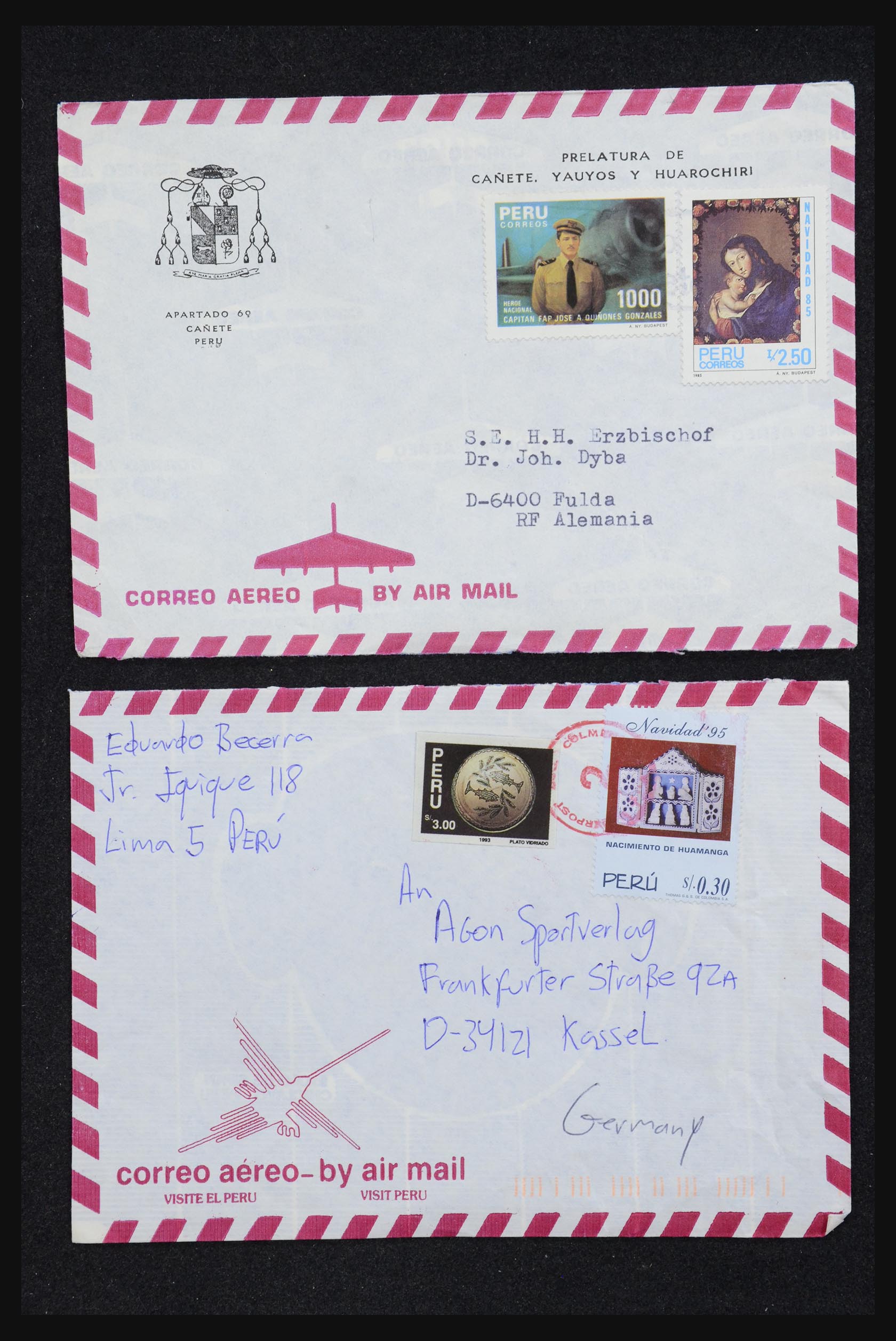 32109 024 - 32109 Peru brieven 1934-1990.