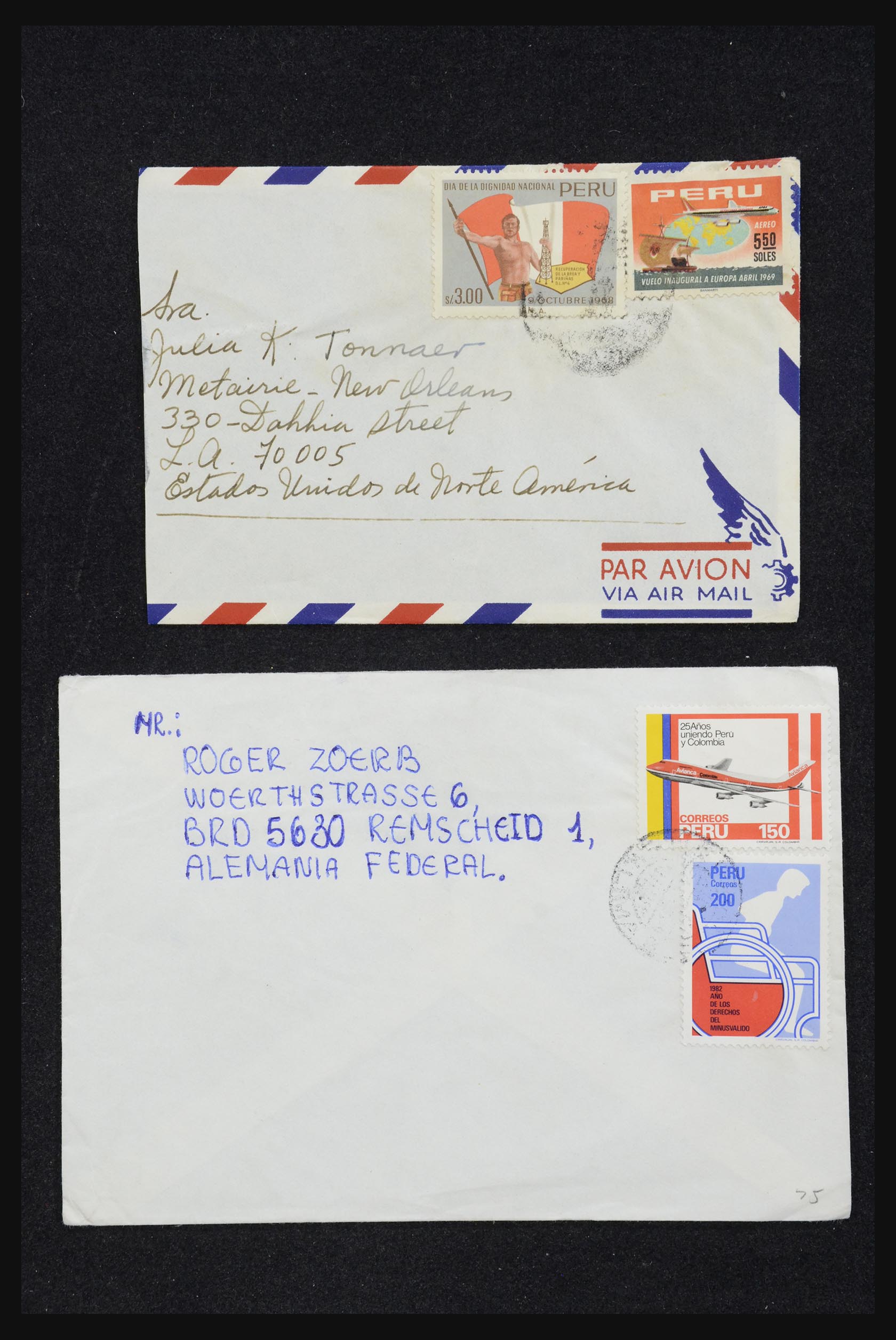 32109 025 - 32109 Peru brieven 1934-1990.