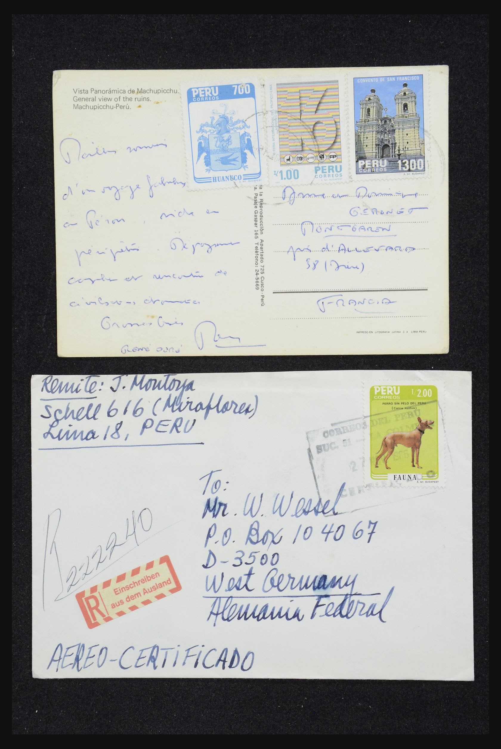 32109 030 - 32109 Peru brieven 1934-1990.