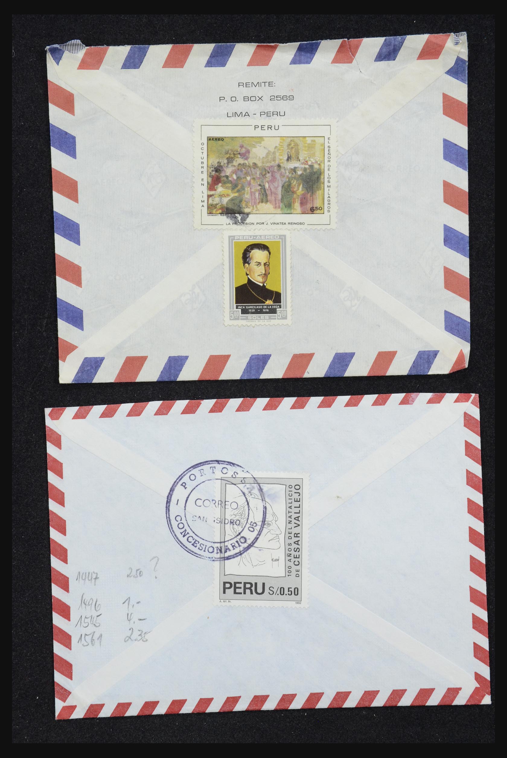 32109 033 - 32109 Peru covers 1934-1990.