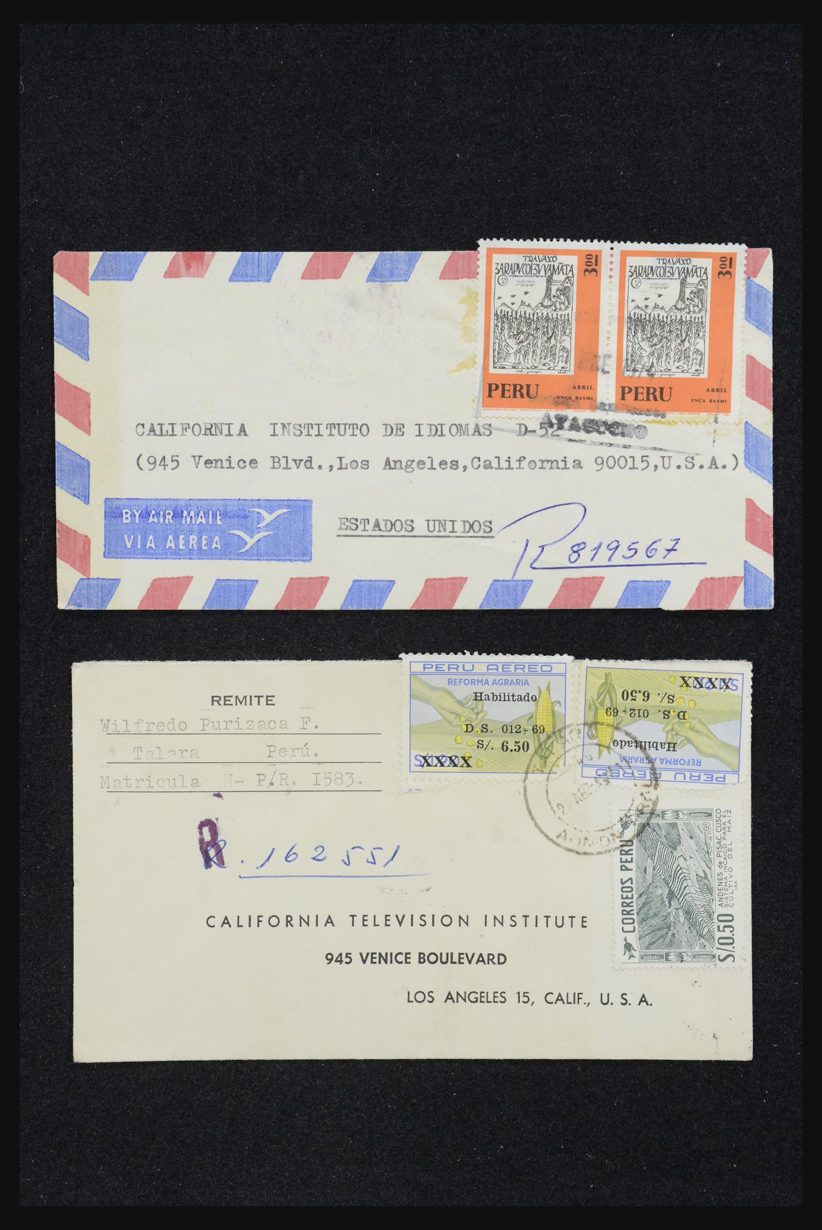 32109 039 - 32109 Peru covers 1934-1990.
