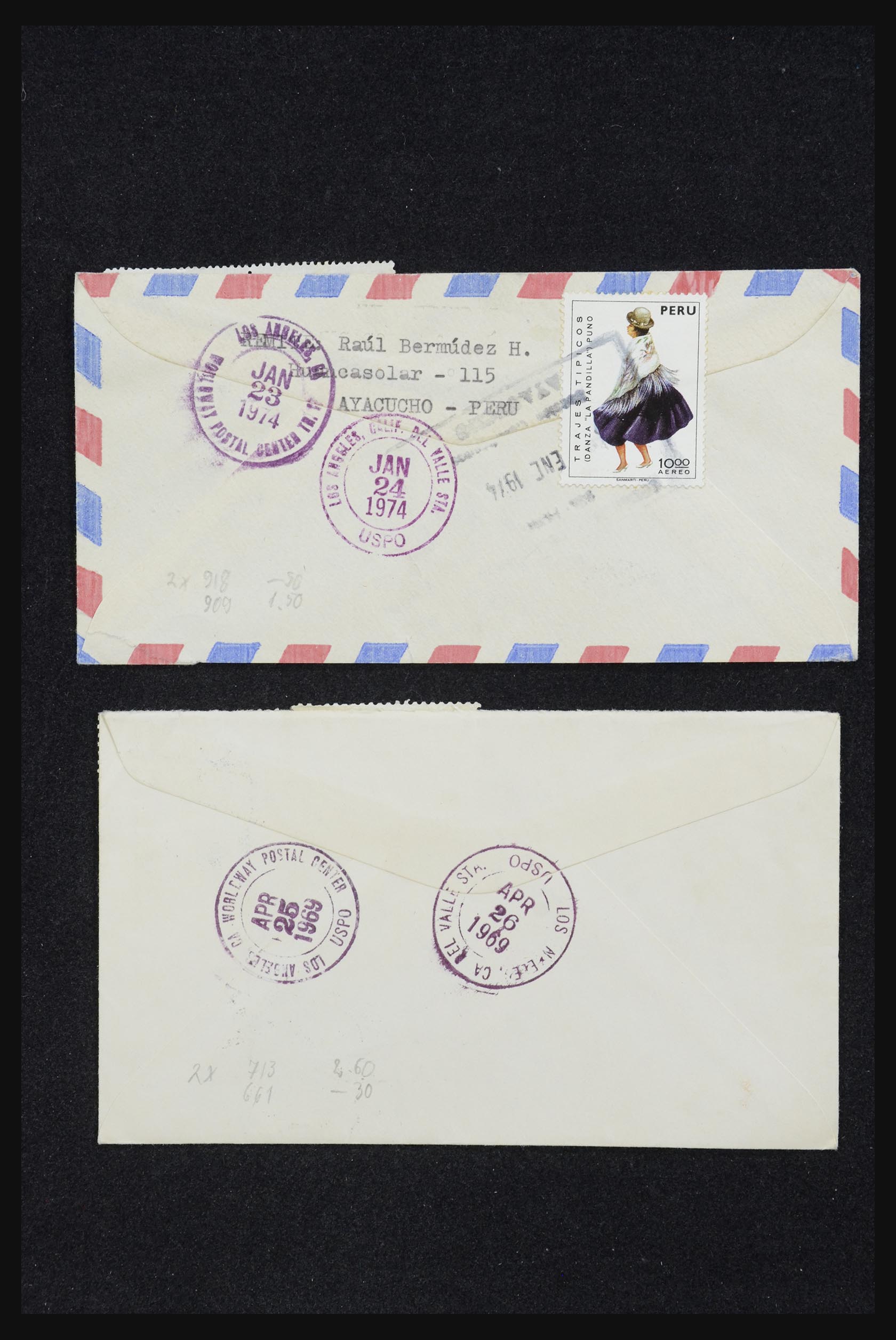 32109 040 - 32109 Peru brieven 1934-1990.