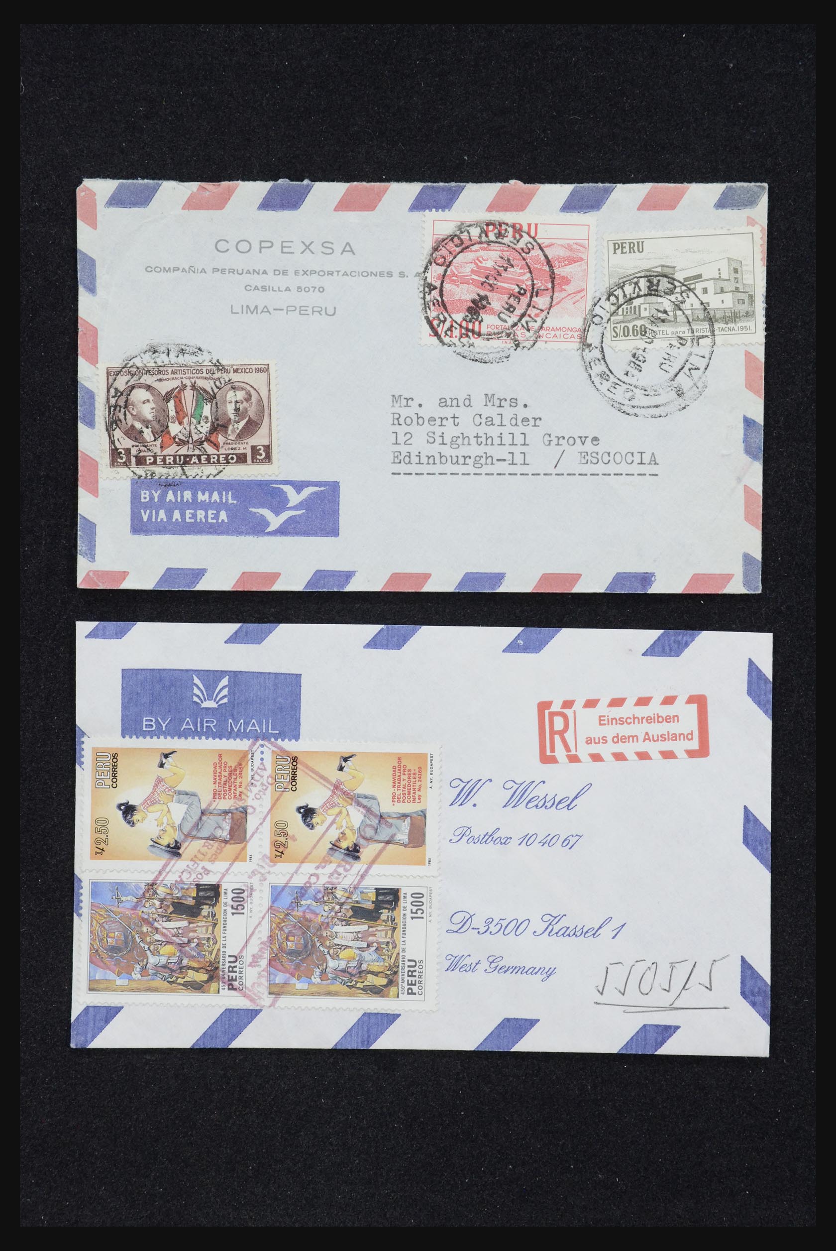32109 042 - 32109 Peru brieven 1934-1990.