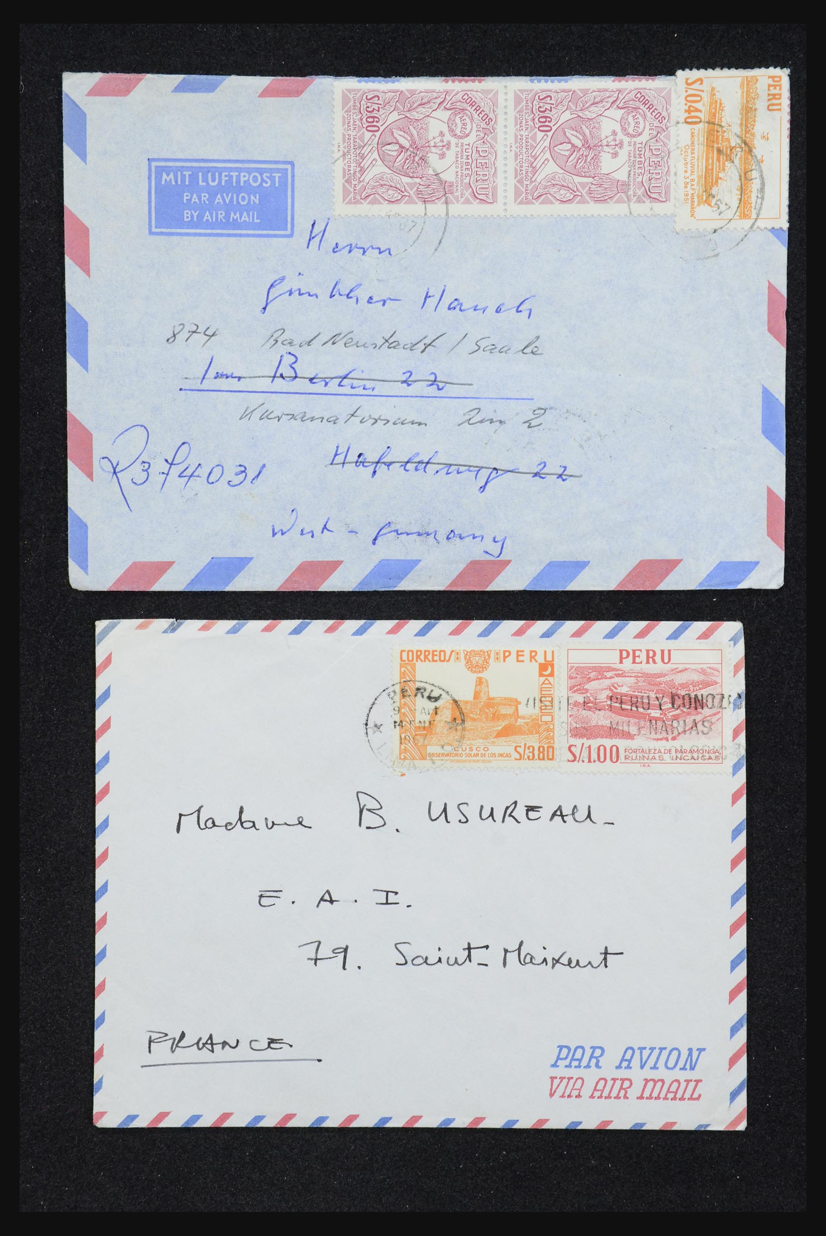 32109 043 - 32109 Peru brieven 1934-1990.