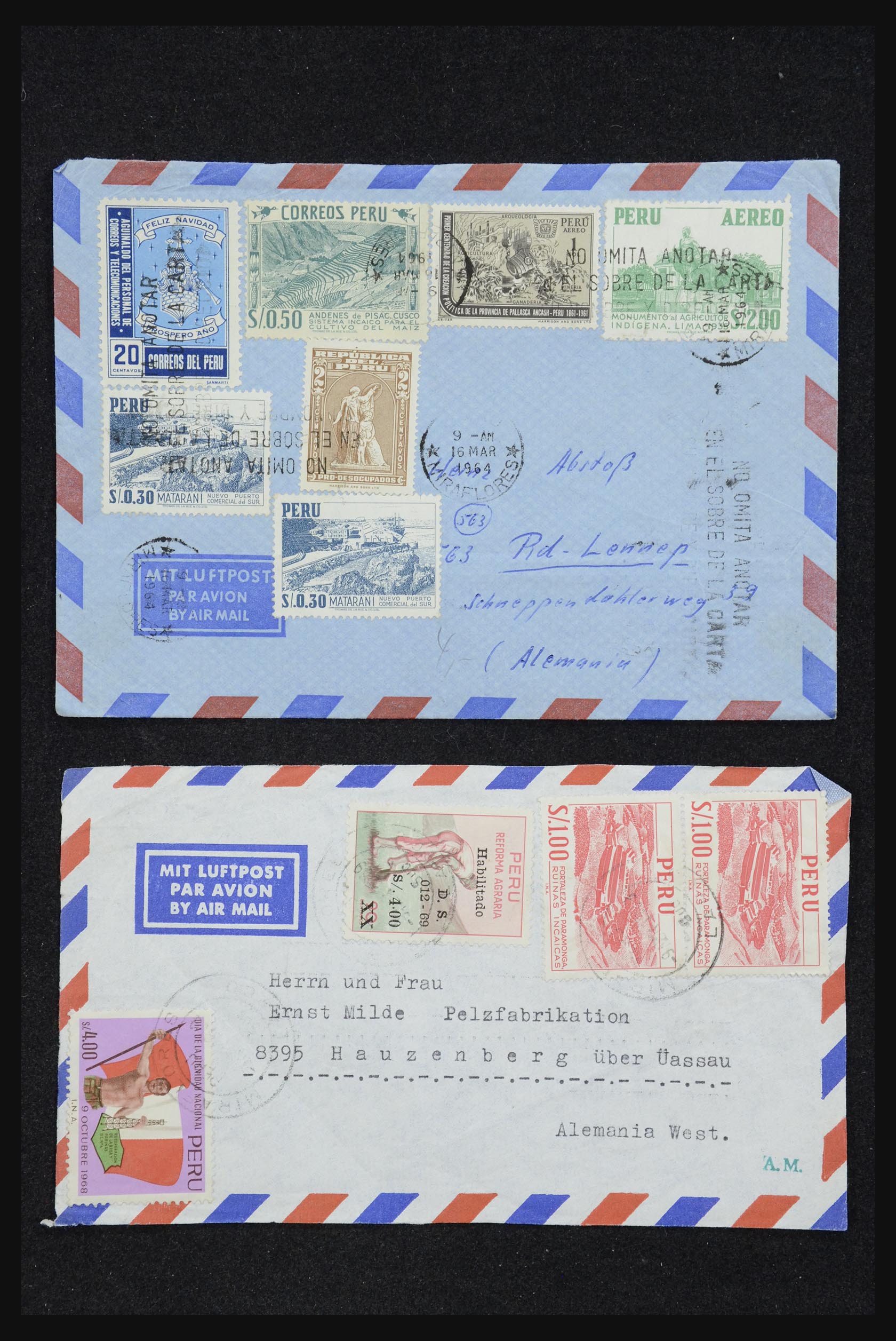32109 044 - 32109 Peru covers 1934-1990.