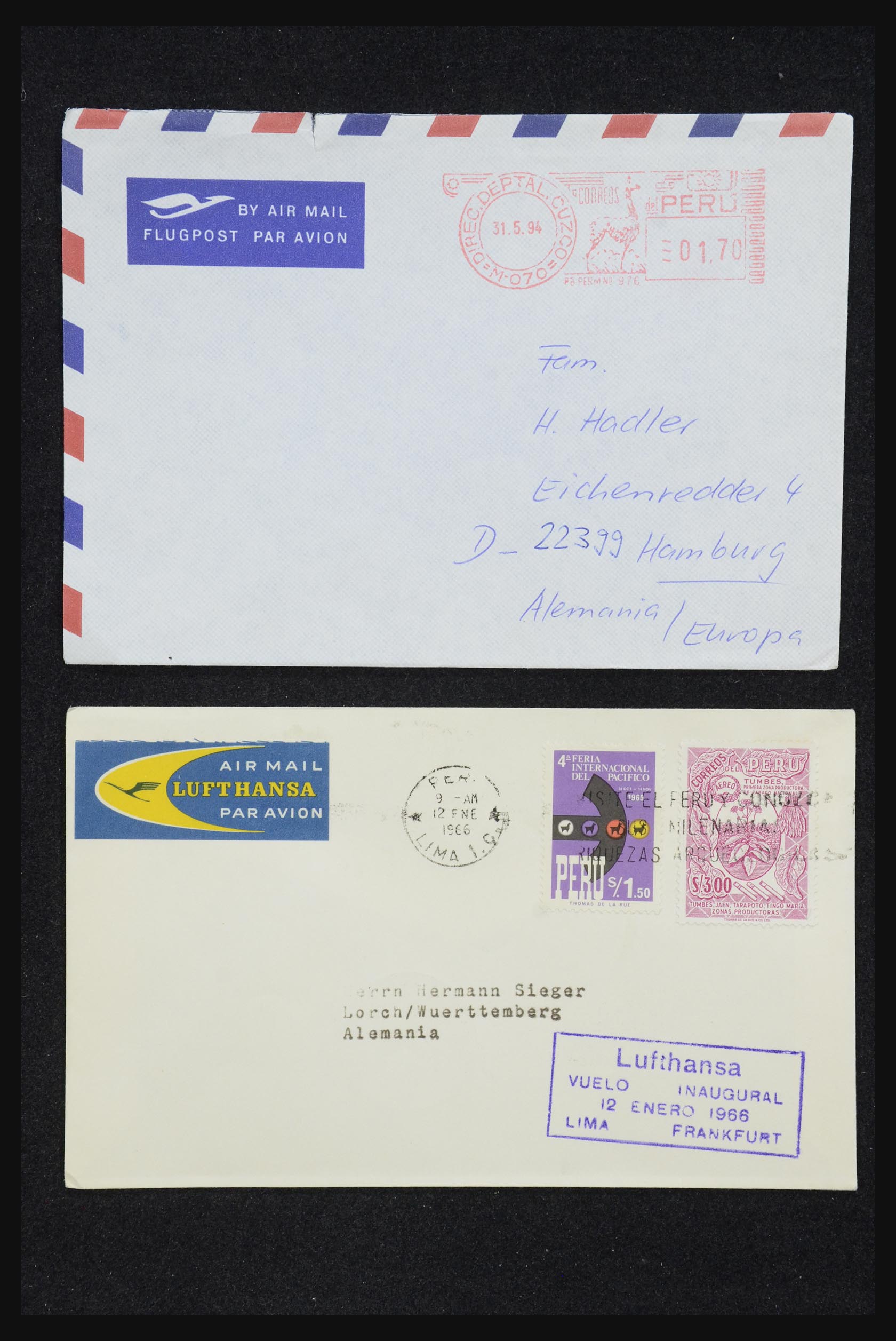32109 046 - 32109 Peru brieven 1934-1990.