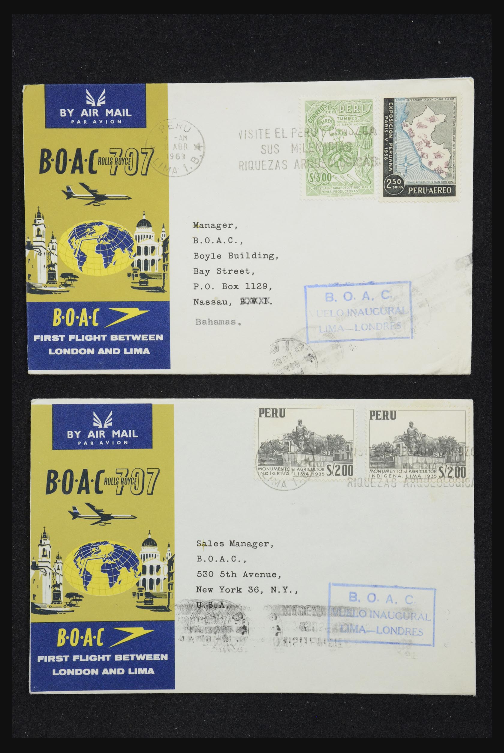 32109 047 - 32109 Peru covers 1934-1990.