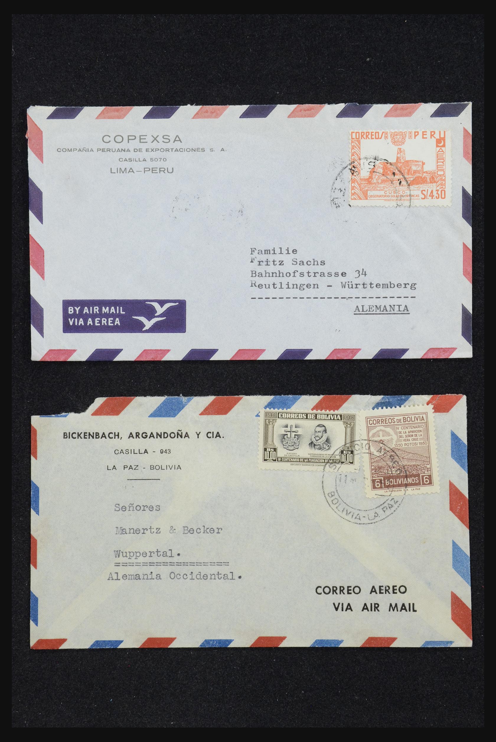 32109 054 - 32109 Peru brieven 1934-1990.