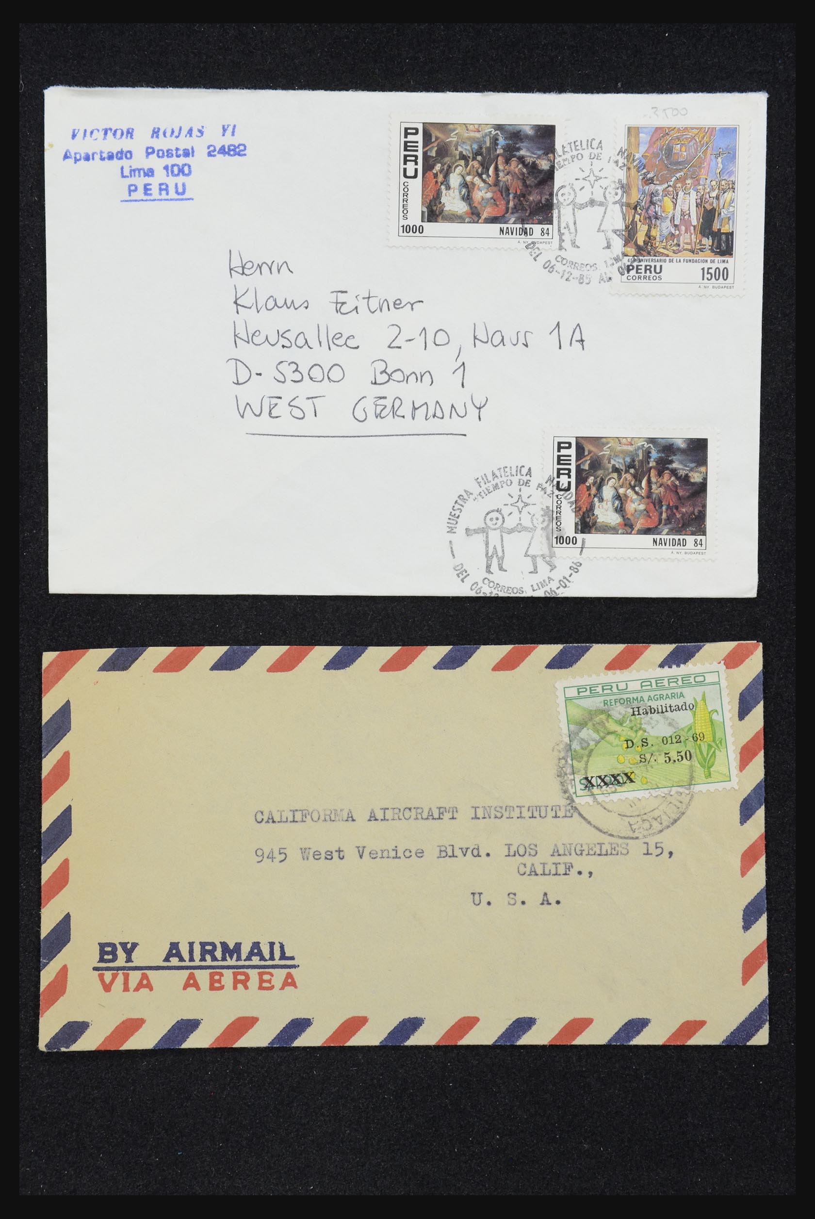 32109 055 - 32109 Peru brieven 1934-1990.