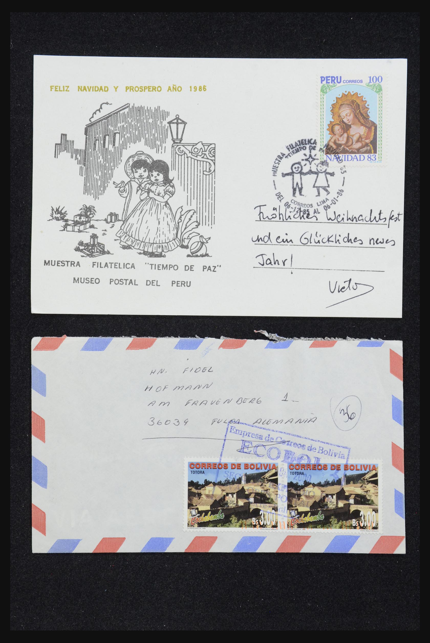 32109 056 - 32109 Peru brieven 1934-1990.