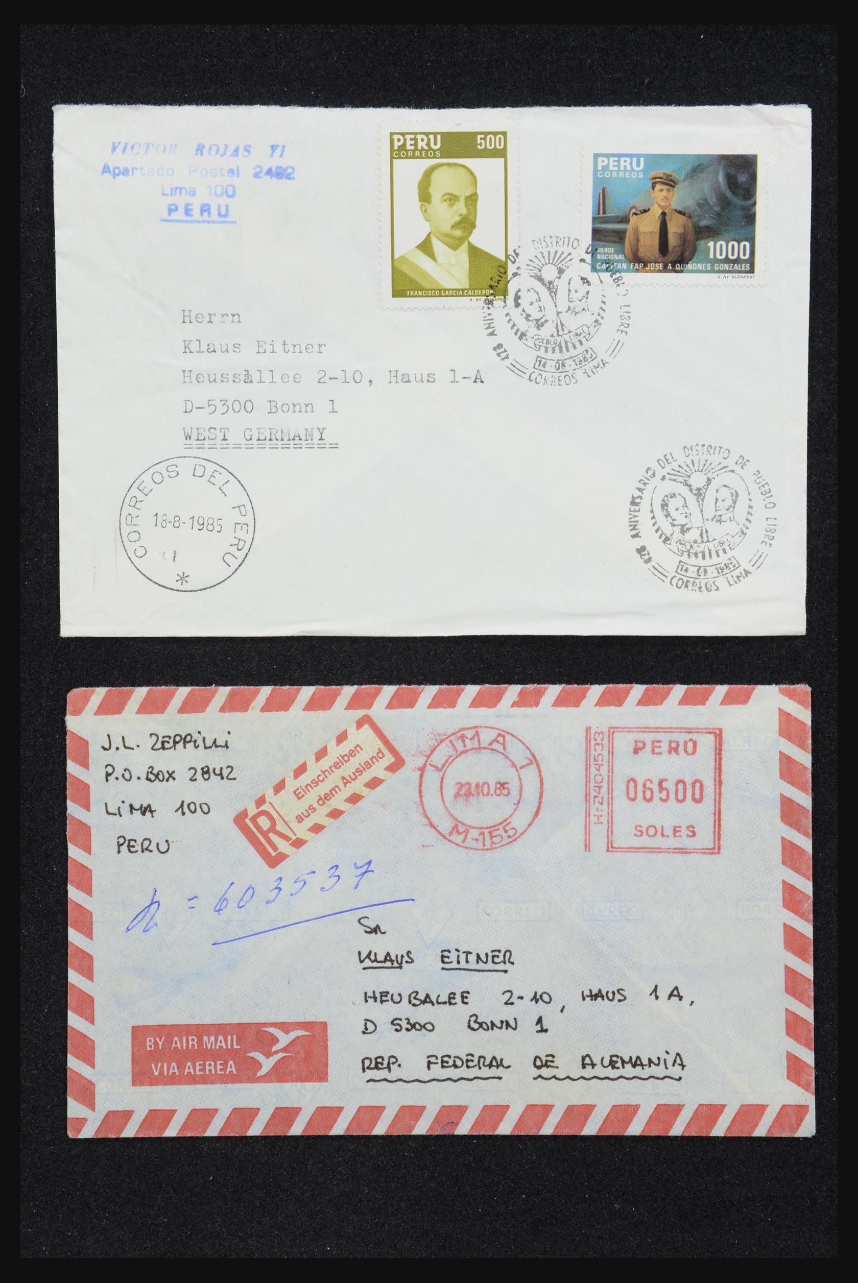 32109 057 - 32109 Peru brieven 1934-1990.