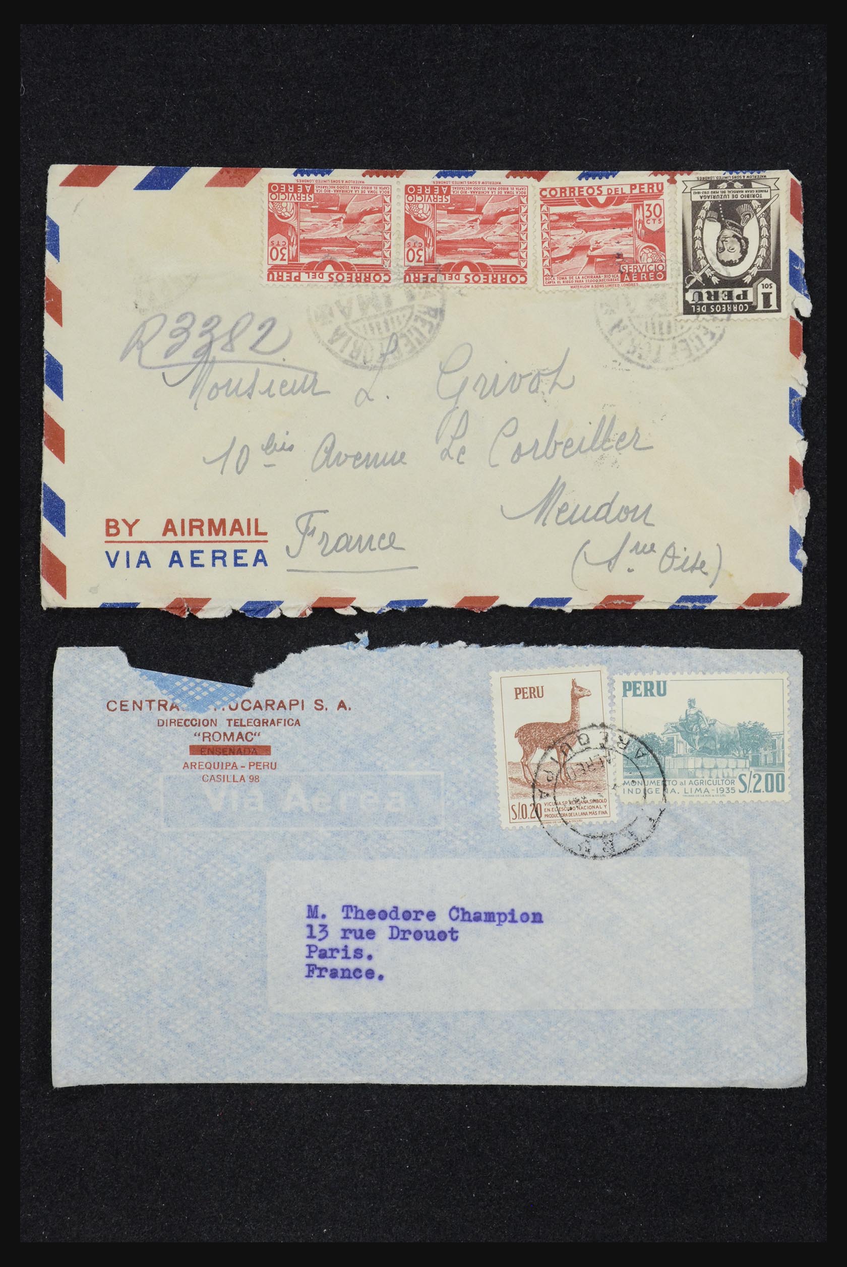 32109 061 - 32109 Peru brieven 1934-1990.