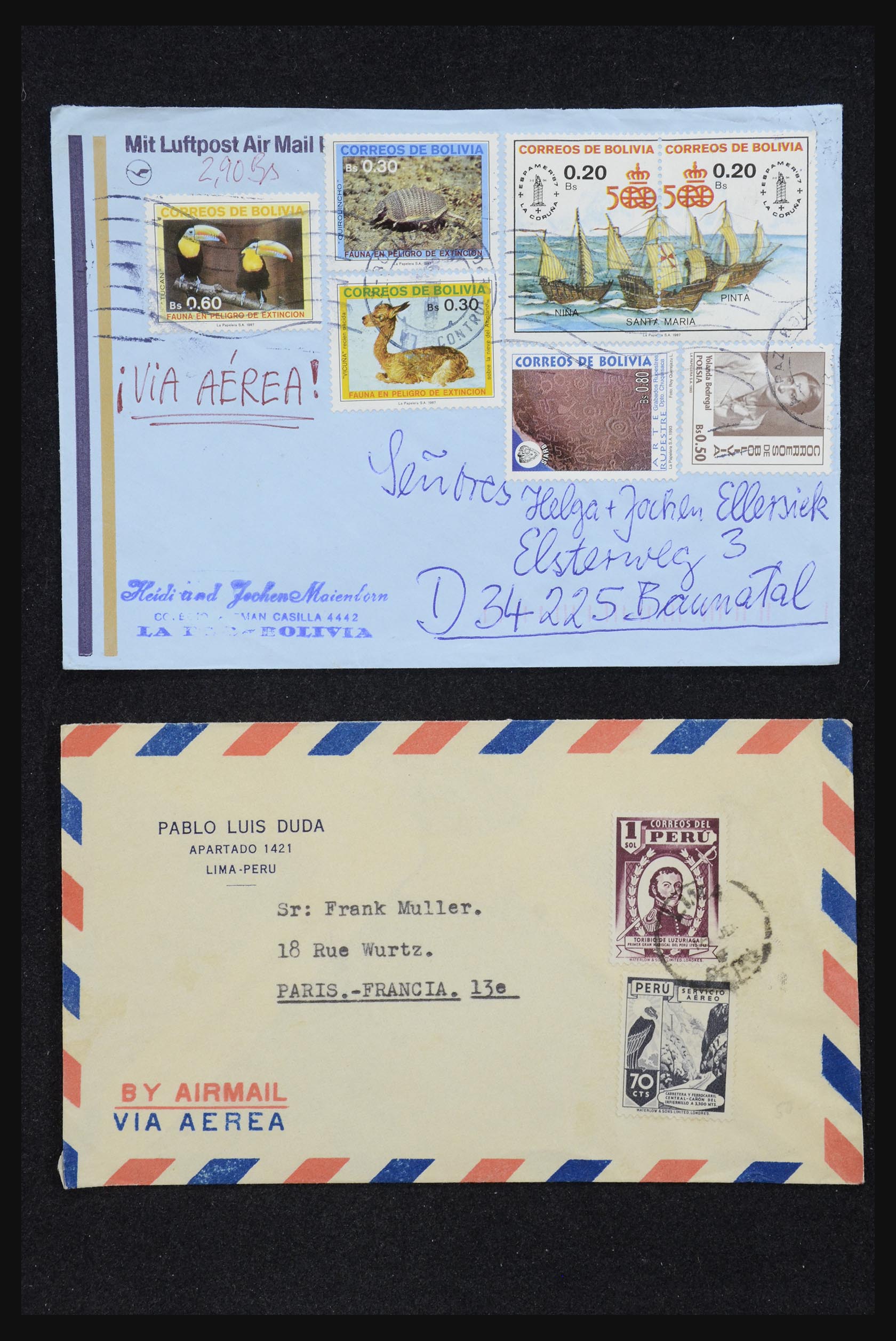 32109 063 - 32109 Peru brieven 1934-1990.