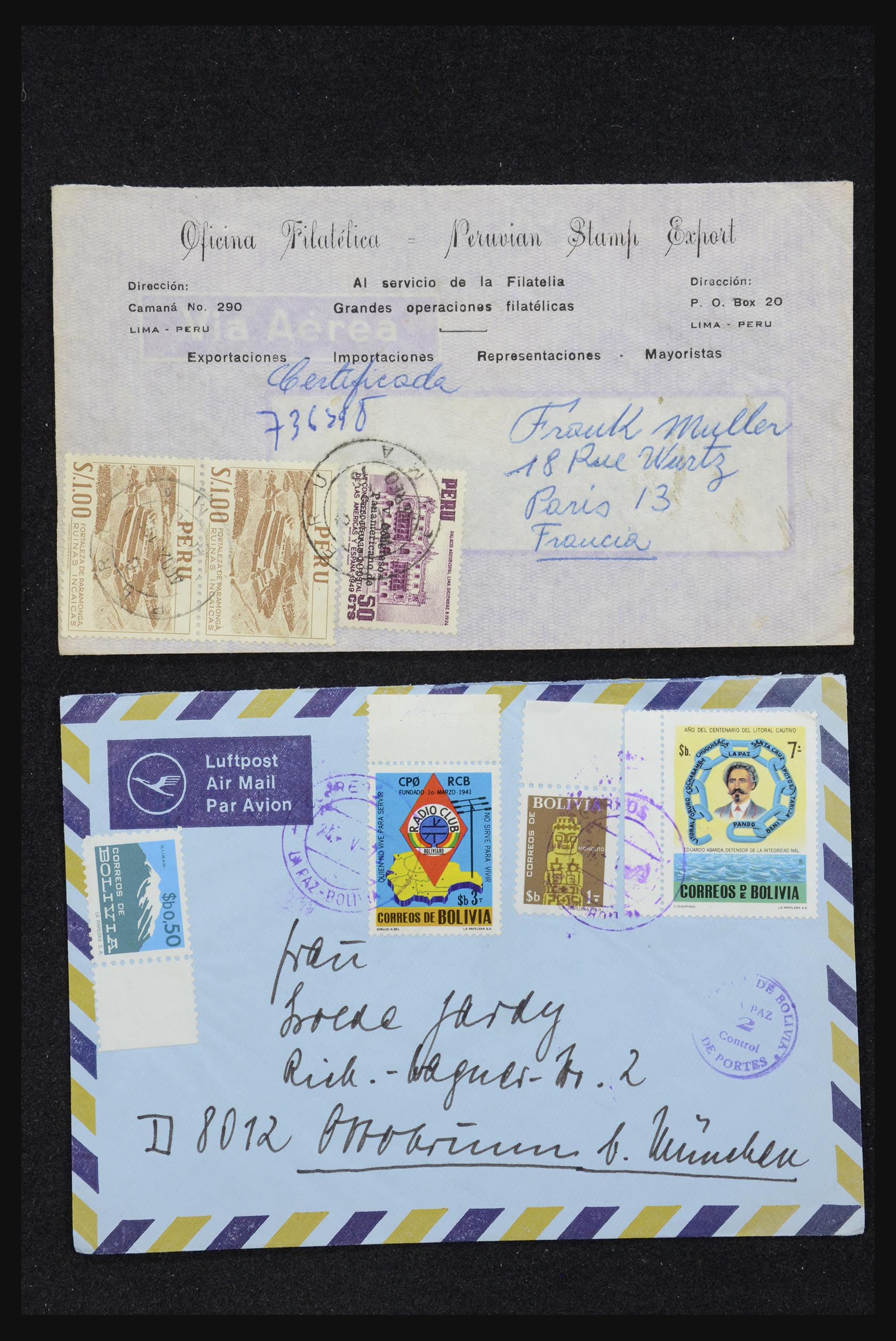 32109 067 - 32109 Peru brieven 1934-1990.
