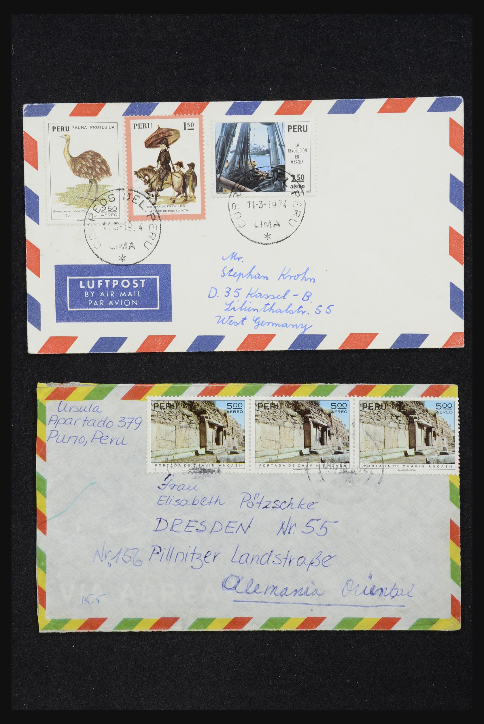32109 069 - 32109 Peru brieven 1934-1990.
