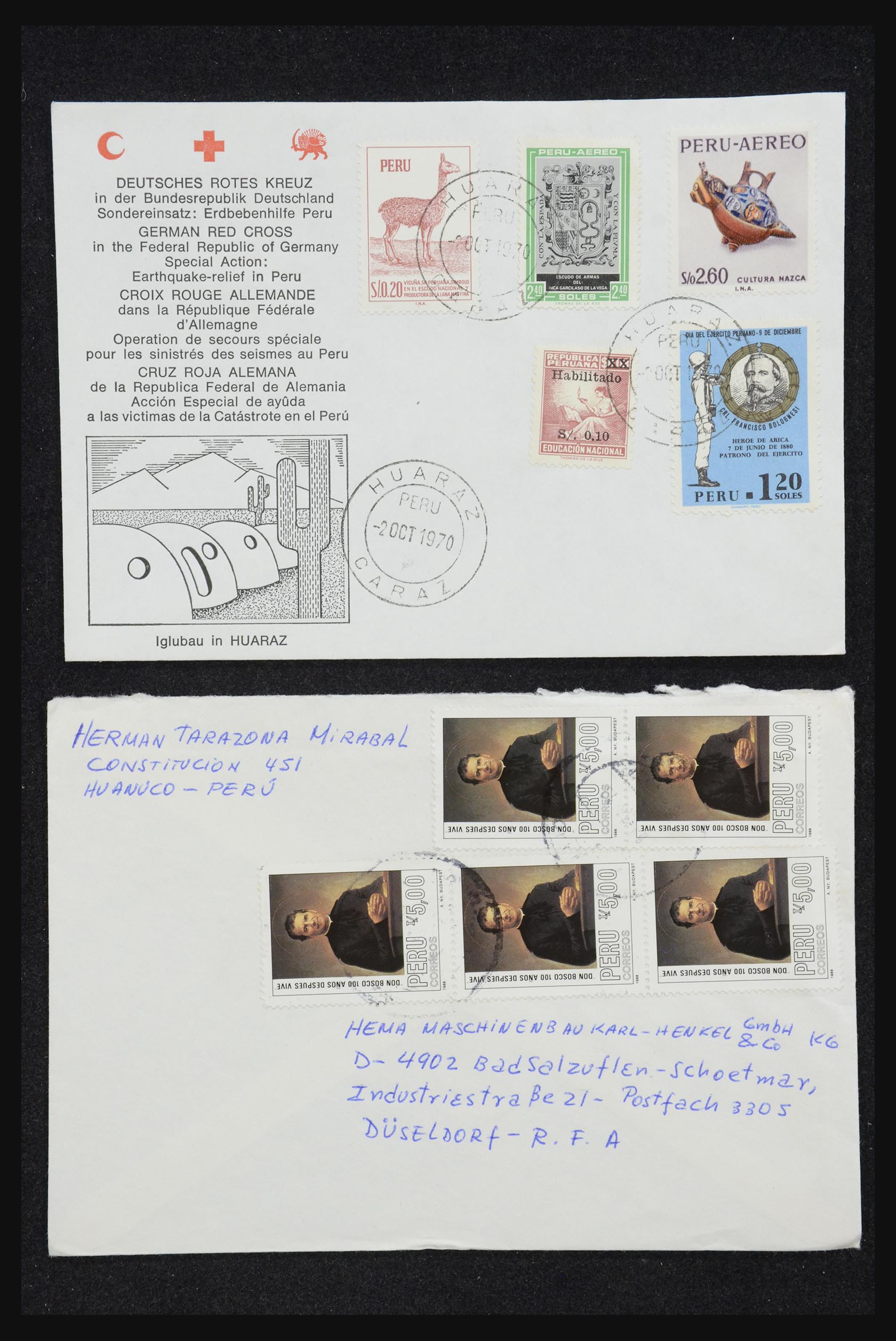32109 071 - 32109 Peru brieven 1934-1990.
