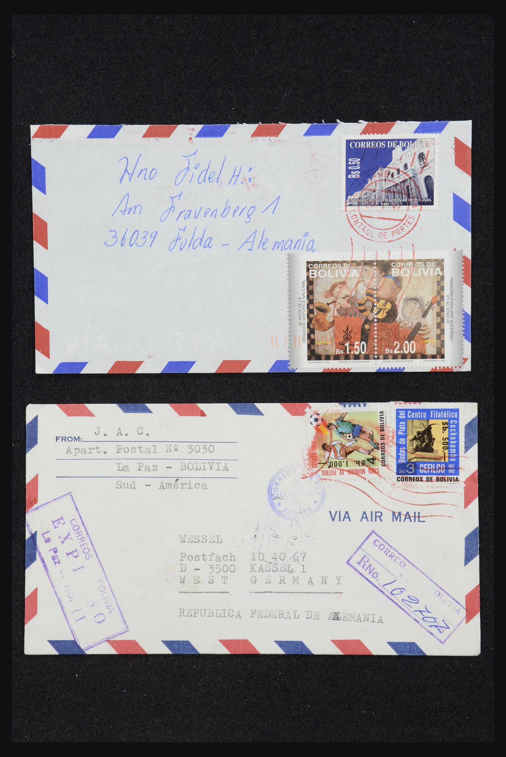 32109 078 - 32109 Peru brieven 1934-1990.