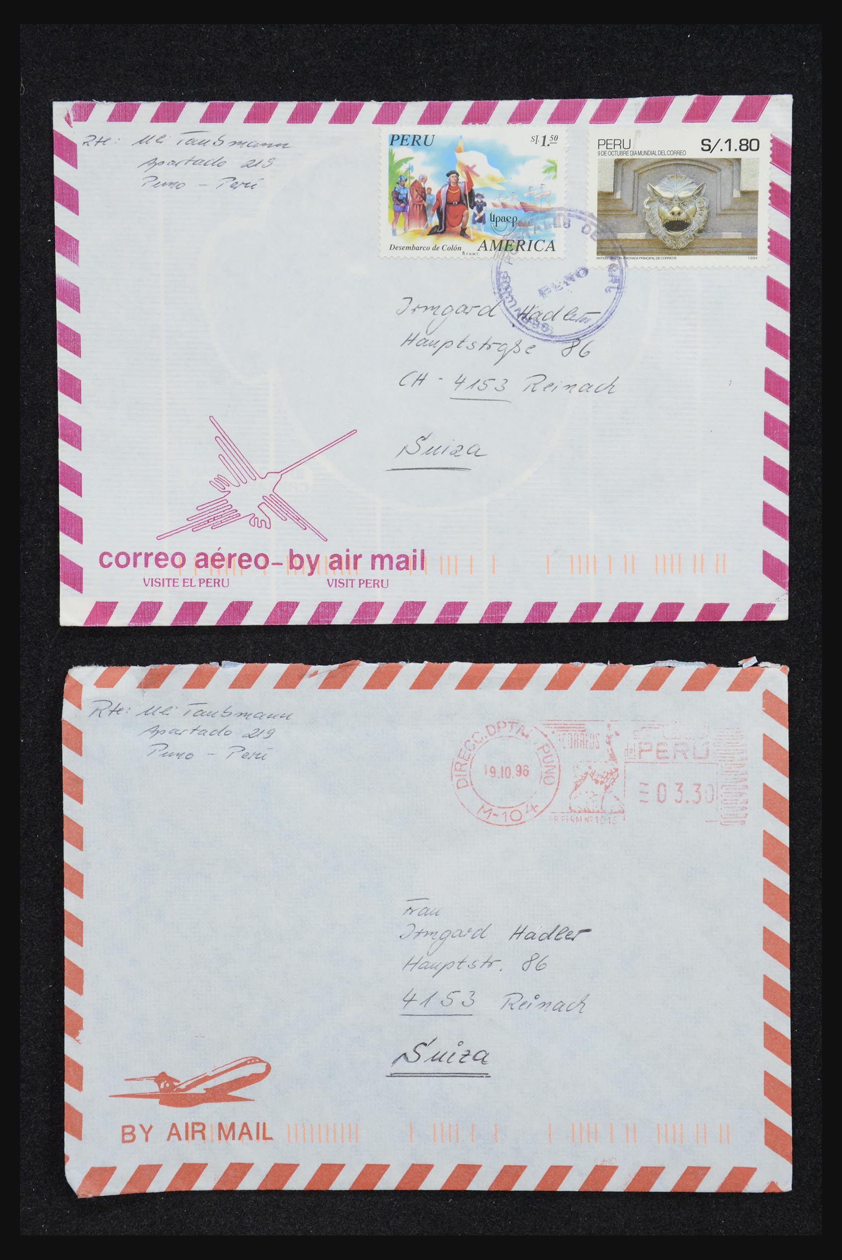32109 082 - 32109 Peru brieven 1934-1990.