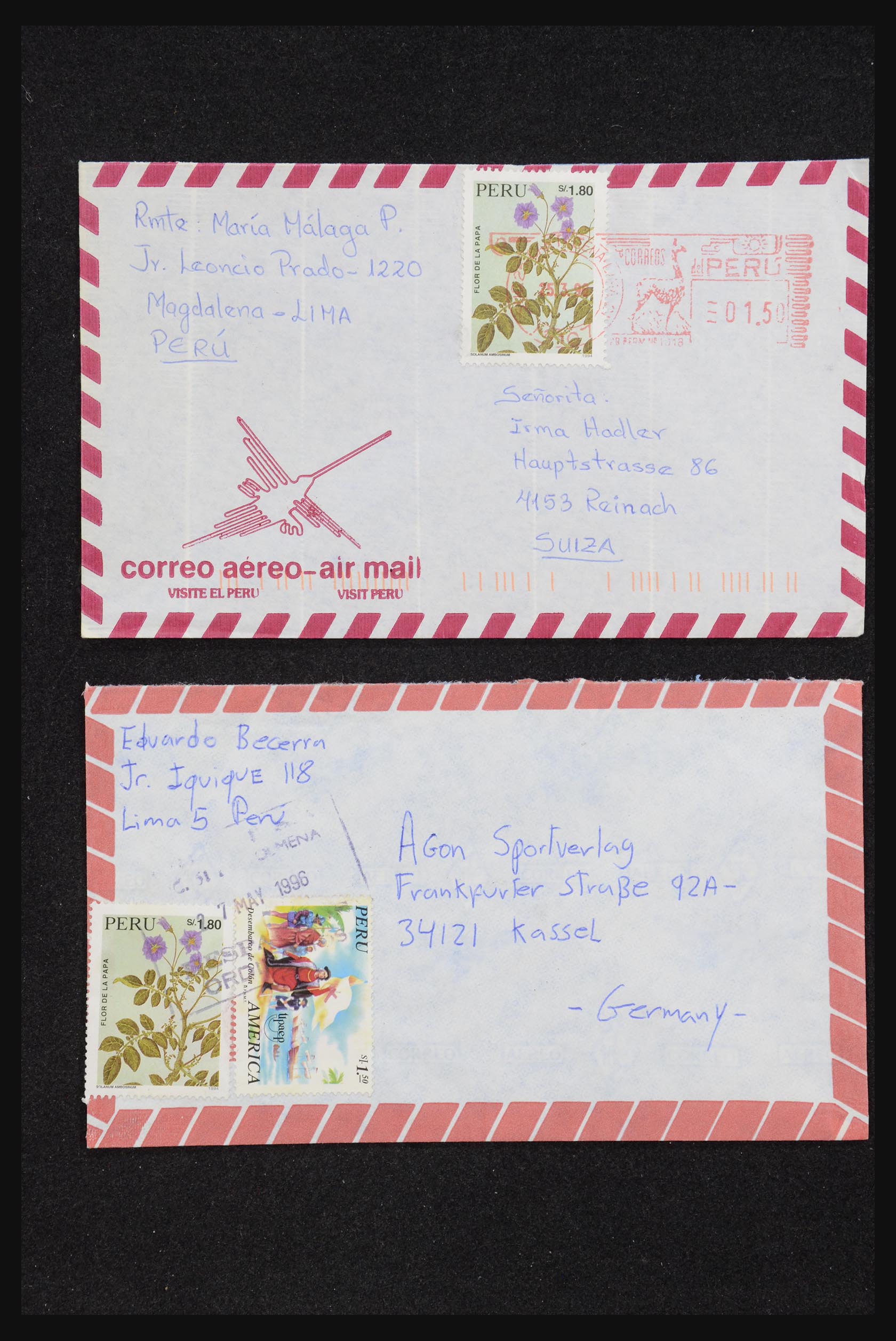 32109 089 - 32109 Peru brieven 1934-1990.