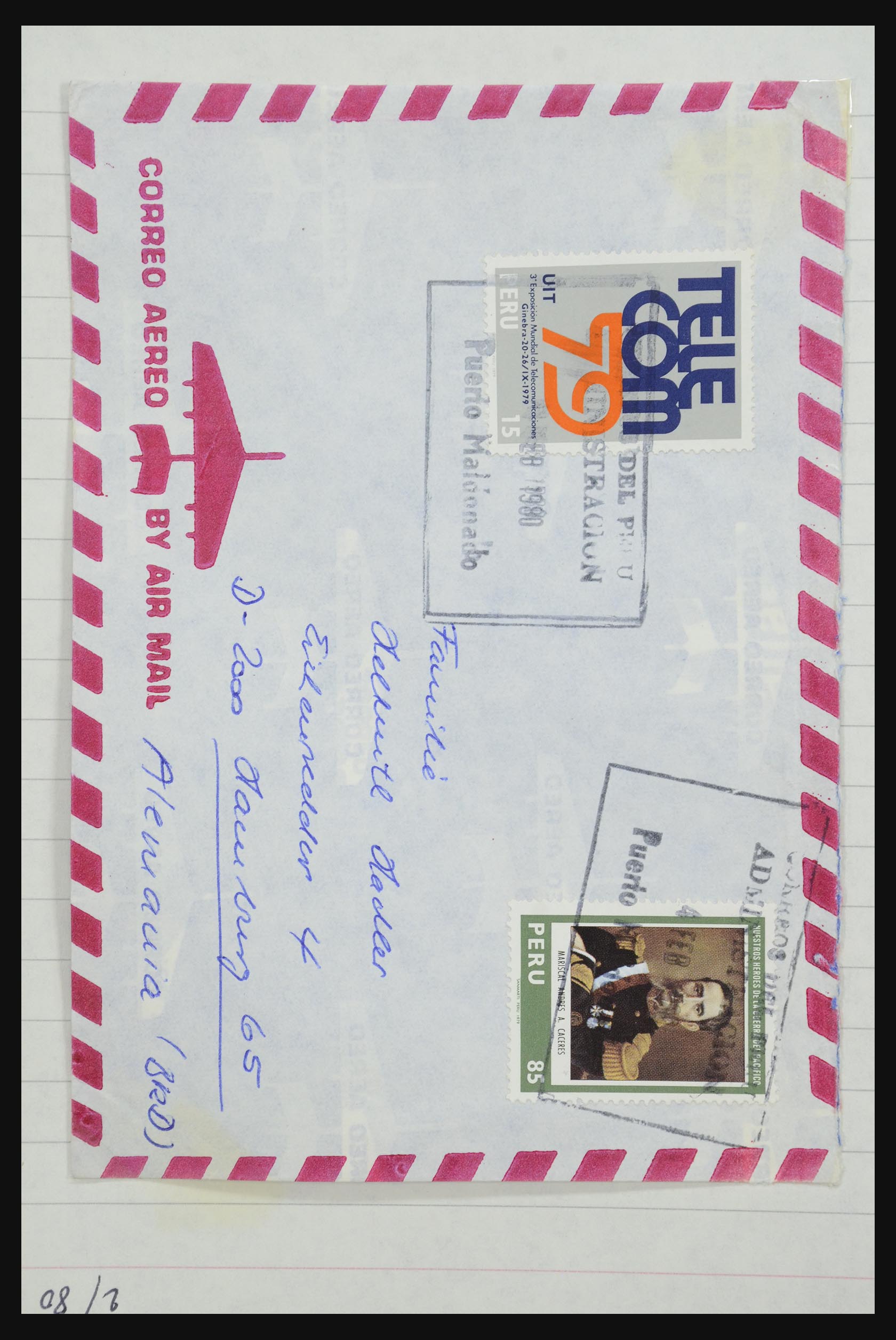 32109 901 - 32109 Peru brieven 1934-1990.