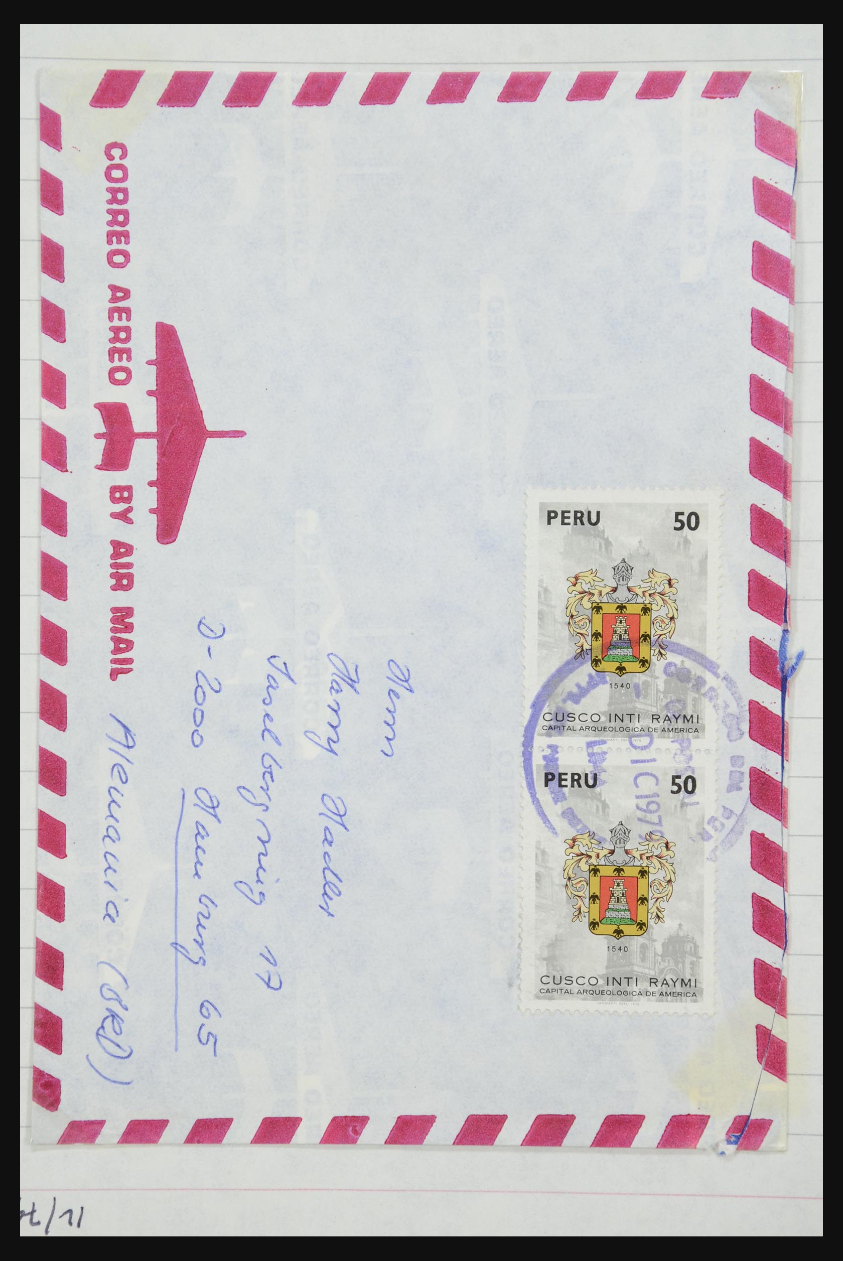 32109 913 - 32109 Peru brieven 1934-1990.