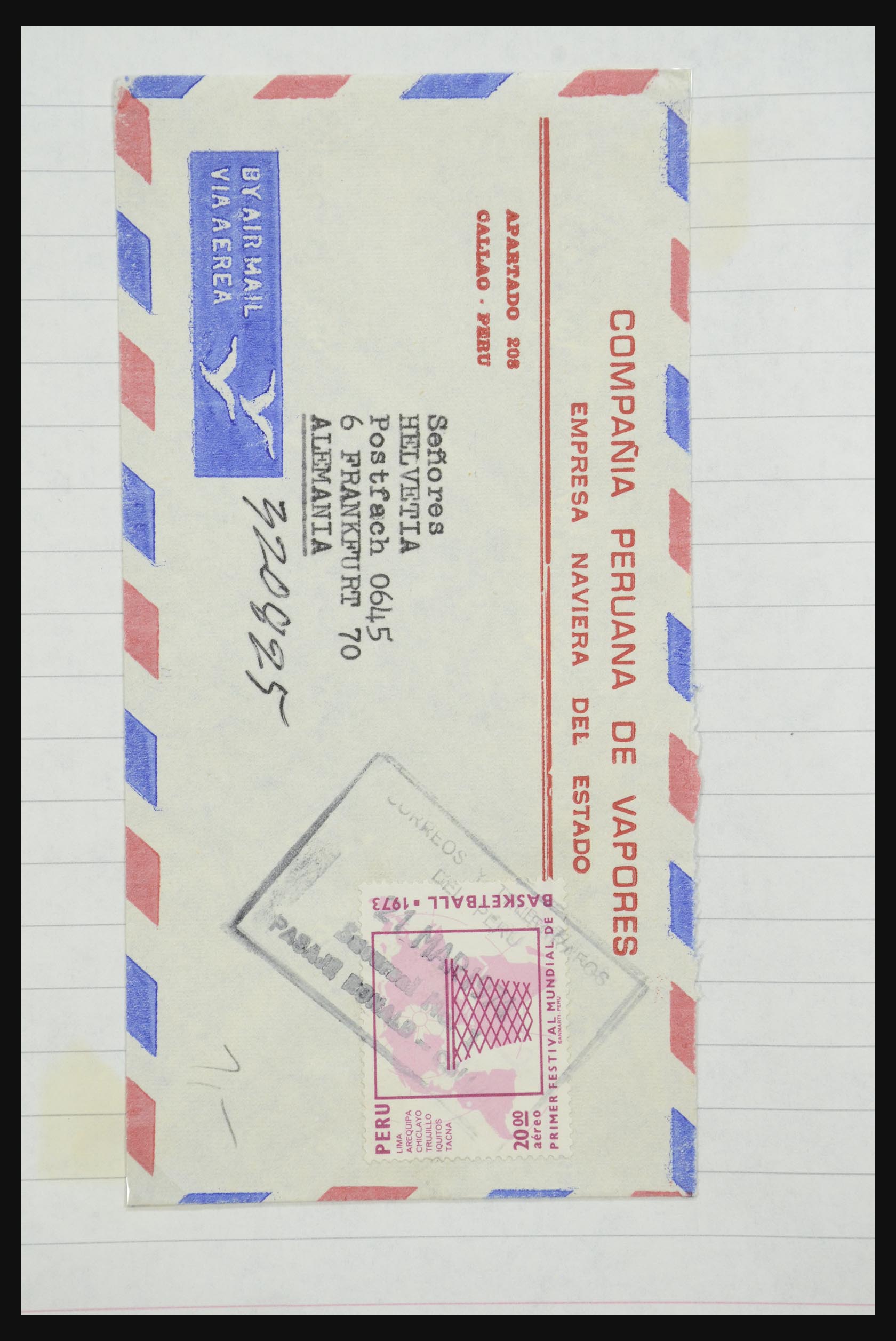 32109 921 - 32109 Peru brieven 1934-1990.