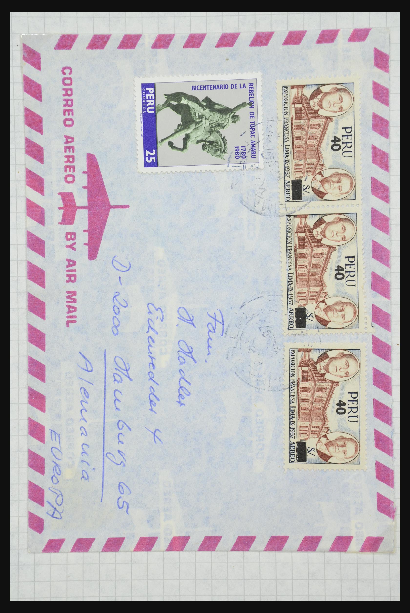 32109 931 - 32109 Peru brieven 1934-1990.
