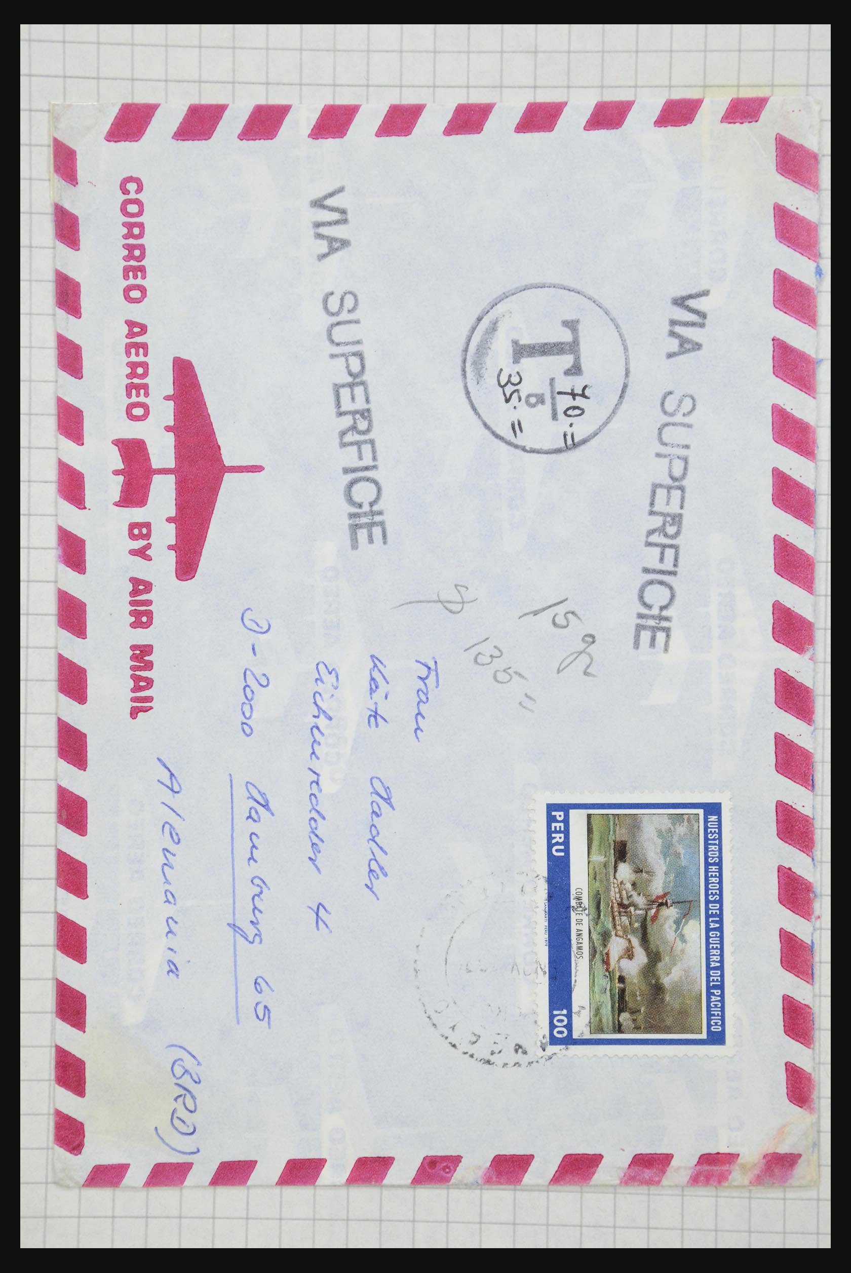 32109 939 - 32109 Peru brieven 1934-1990.