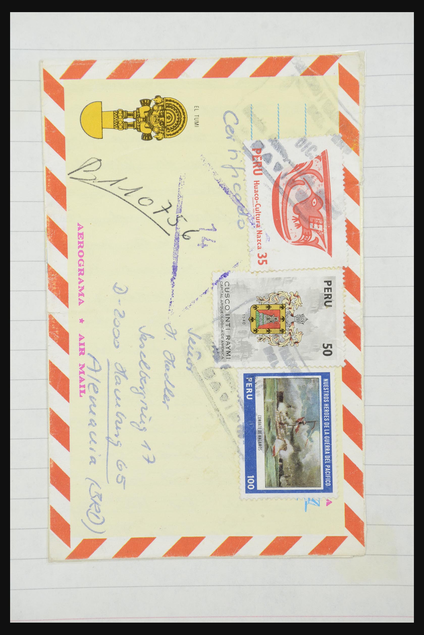 32109 941 - 32109 Peru brieven 1934-1990.