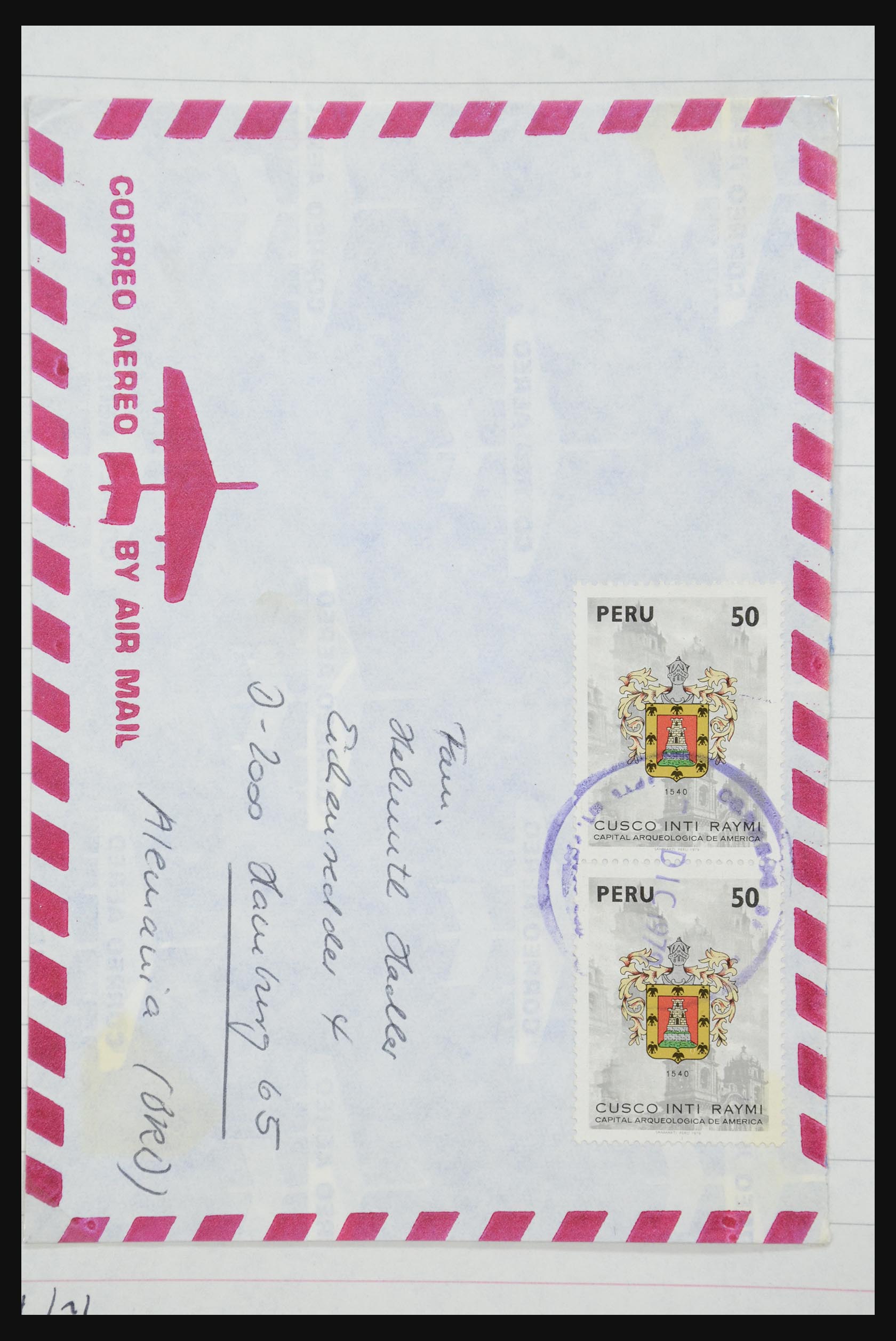 32109 942 - 32109 Peru brieven 1934-1990.