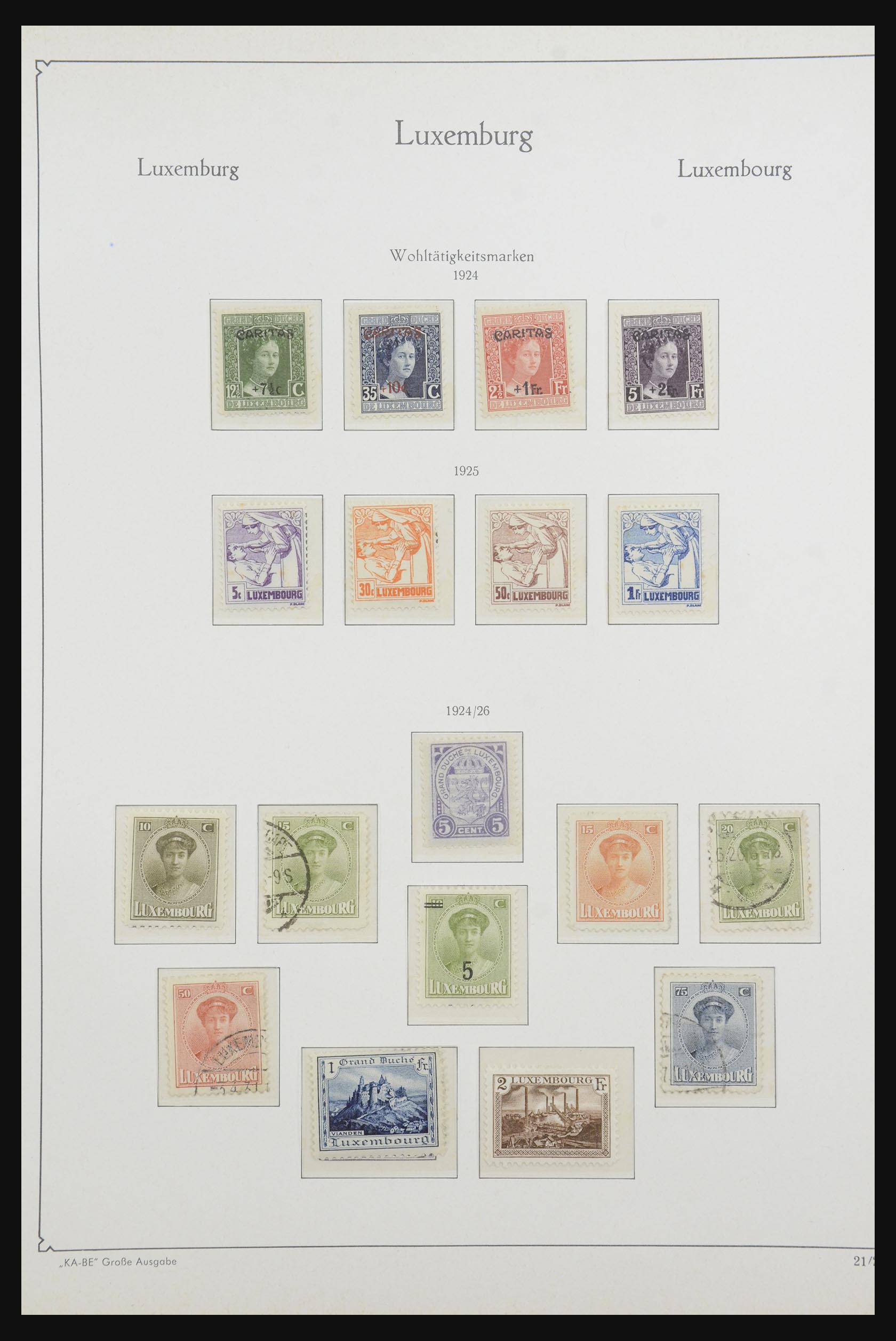32119 012 - 32119 Luxembourg 1852-1973.