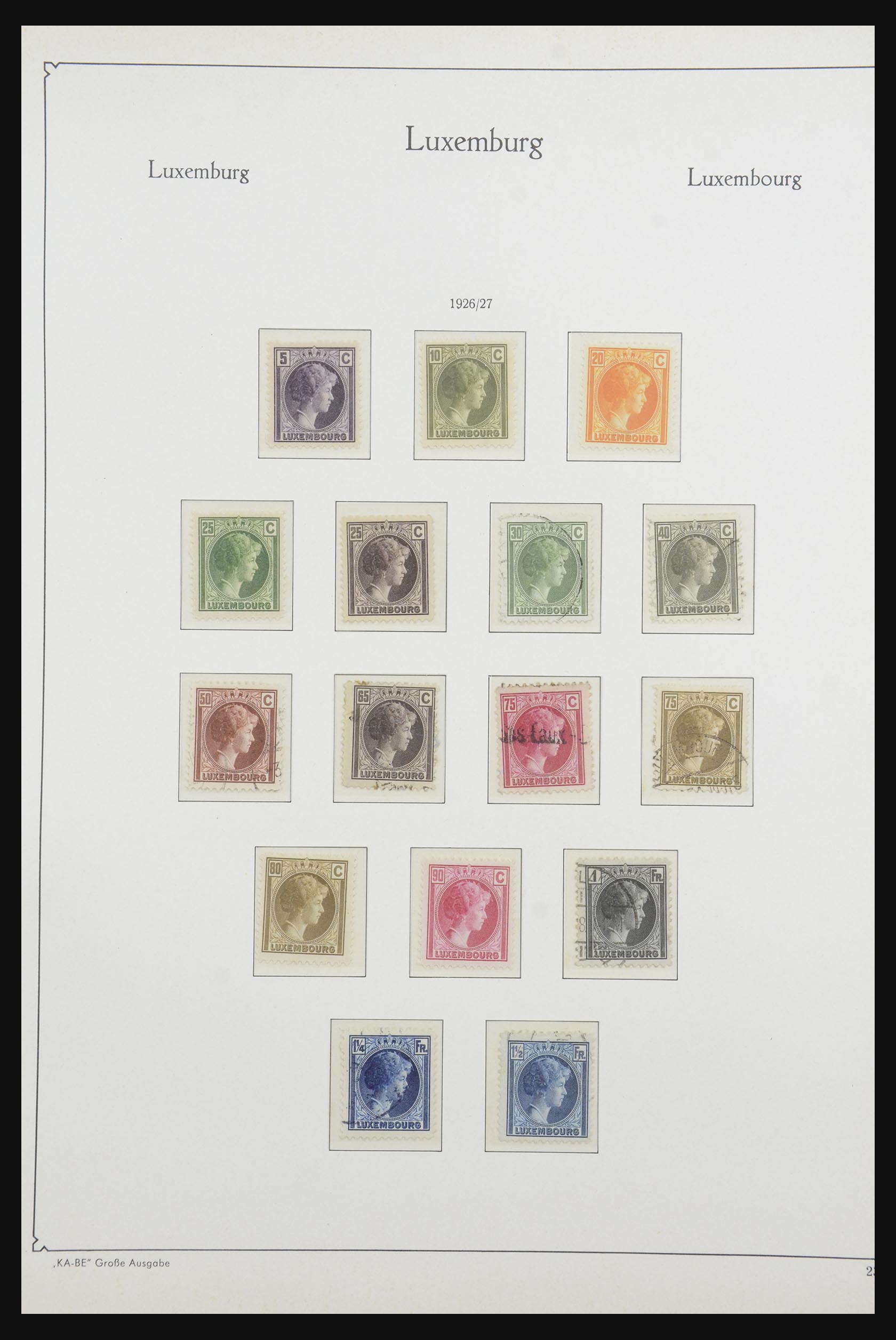 32119 013 - 32119 Luxembourg 1852-1973.